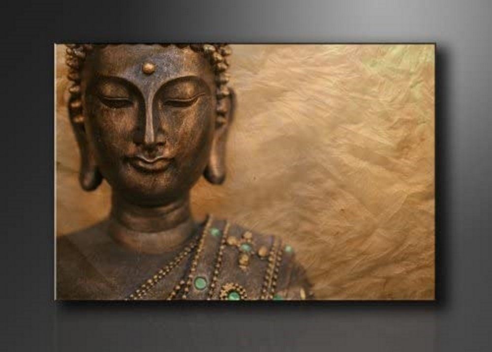 Visario Leinwandbild Wandbild auf Leinwand 80 x 60 cm aufhängfertig von Visario, Buddha