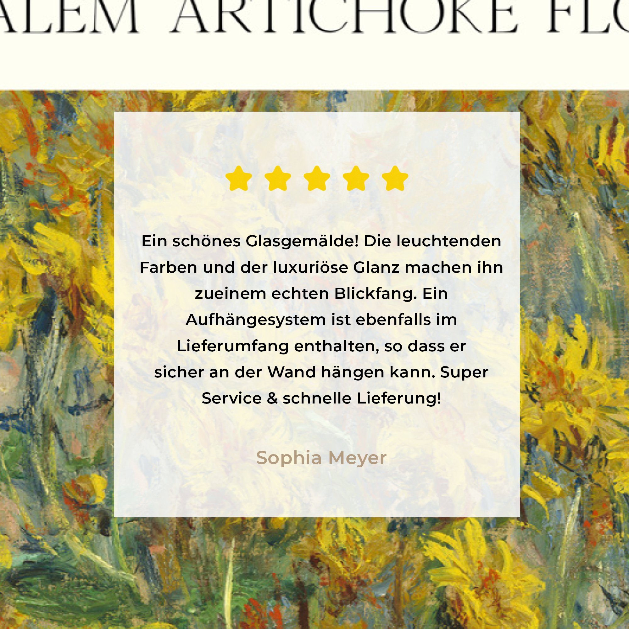 (1 Schlafzimmer MuchoWow & Malerei - Monet - St), Acrylglasbilder Wohnzimmer Blumen, Acrylglasbild