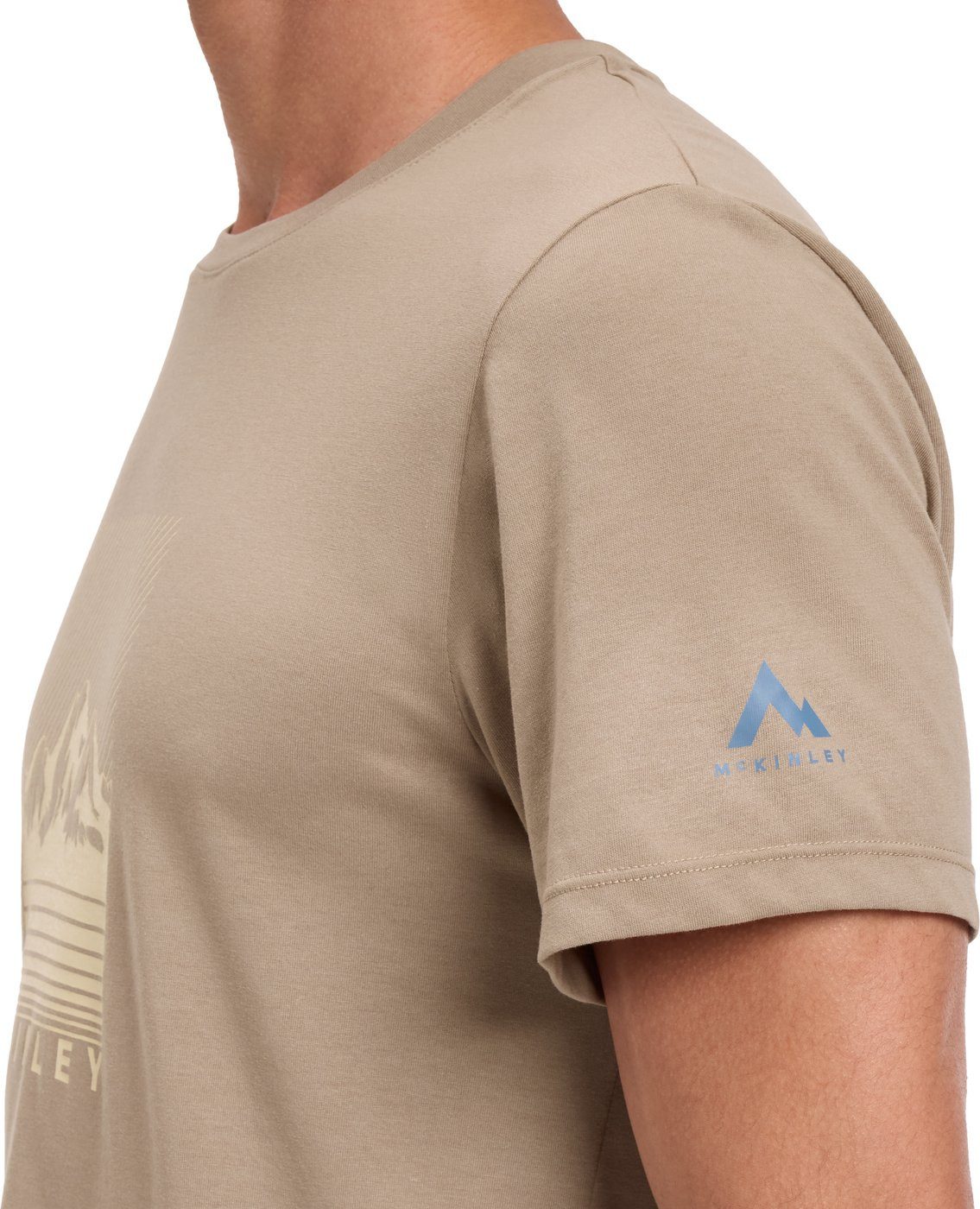 McKINLEY T-Shirt He.-T-Shirt Nata III M BROWN SMOKE