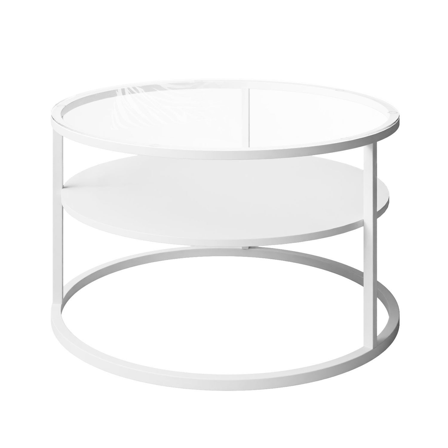 Lookway Couchtisch CIRI GLASS mit Ablage günstig online kaufen