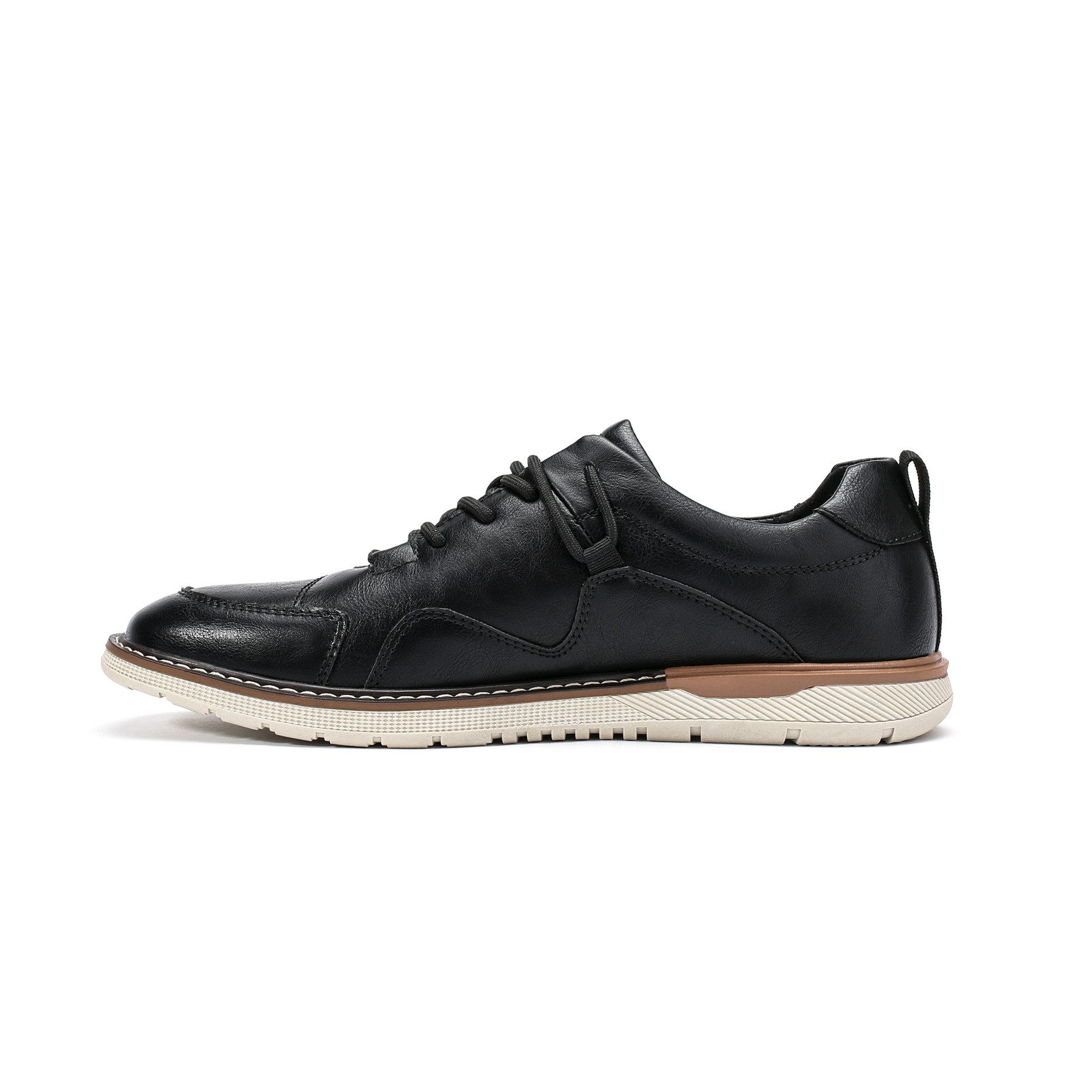 Allthemen Schnürschuh Herren Casual Komfortabel Schnürschuhe im Vintage-Design Freizeitschuh