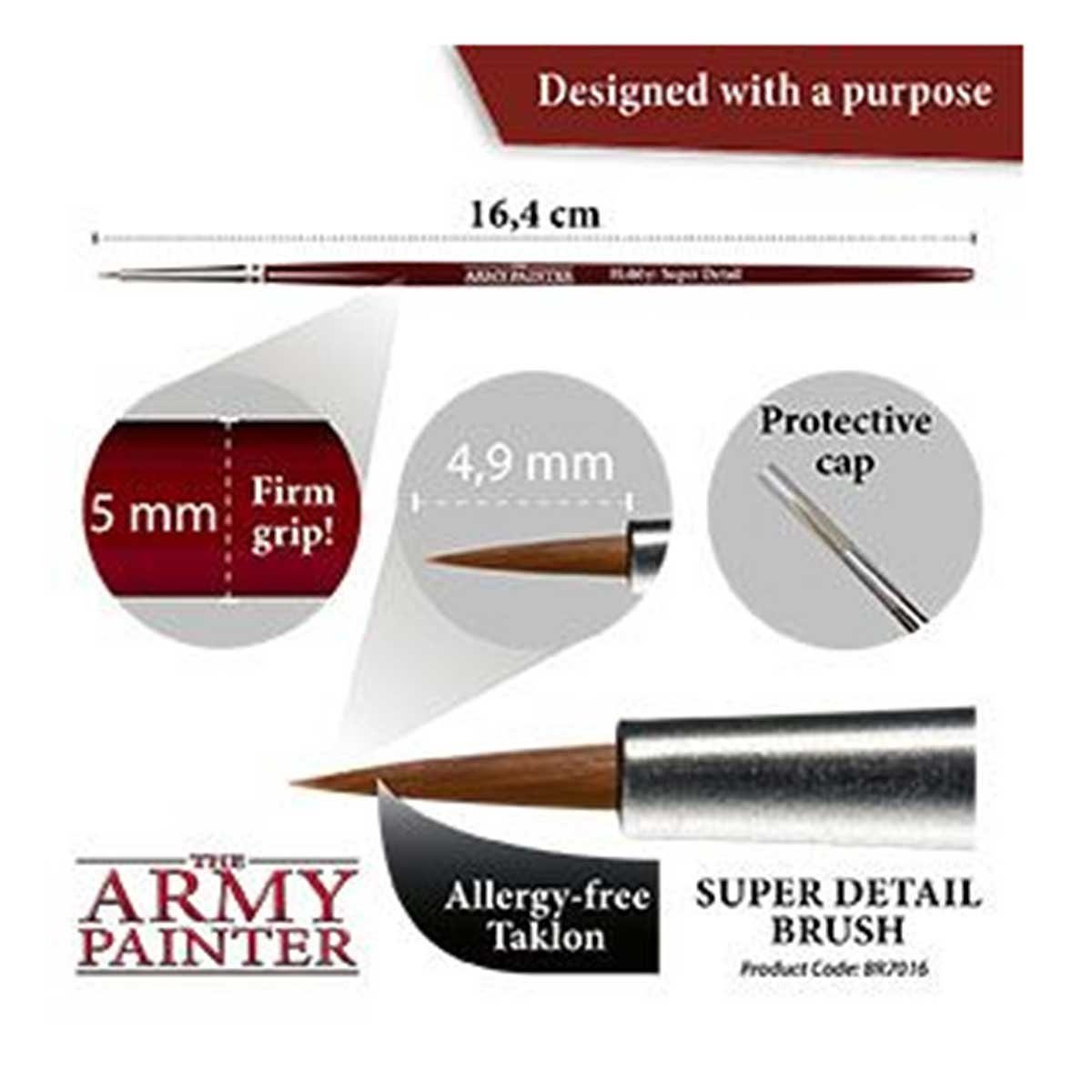 Army Painter Malpinsel Hobby: Super Detail / Detailpinsel