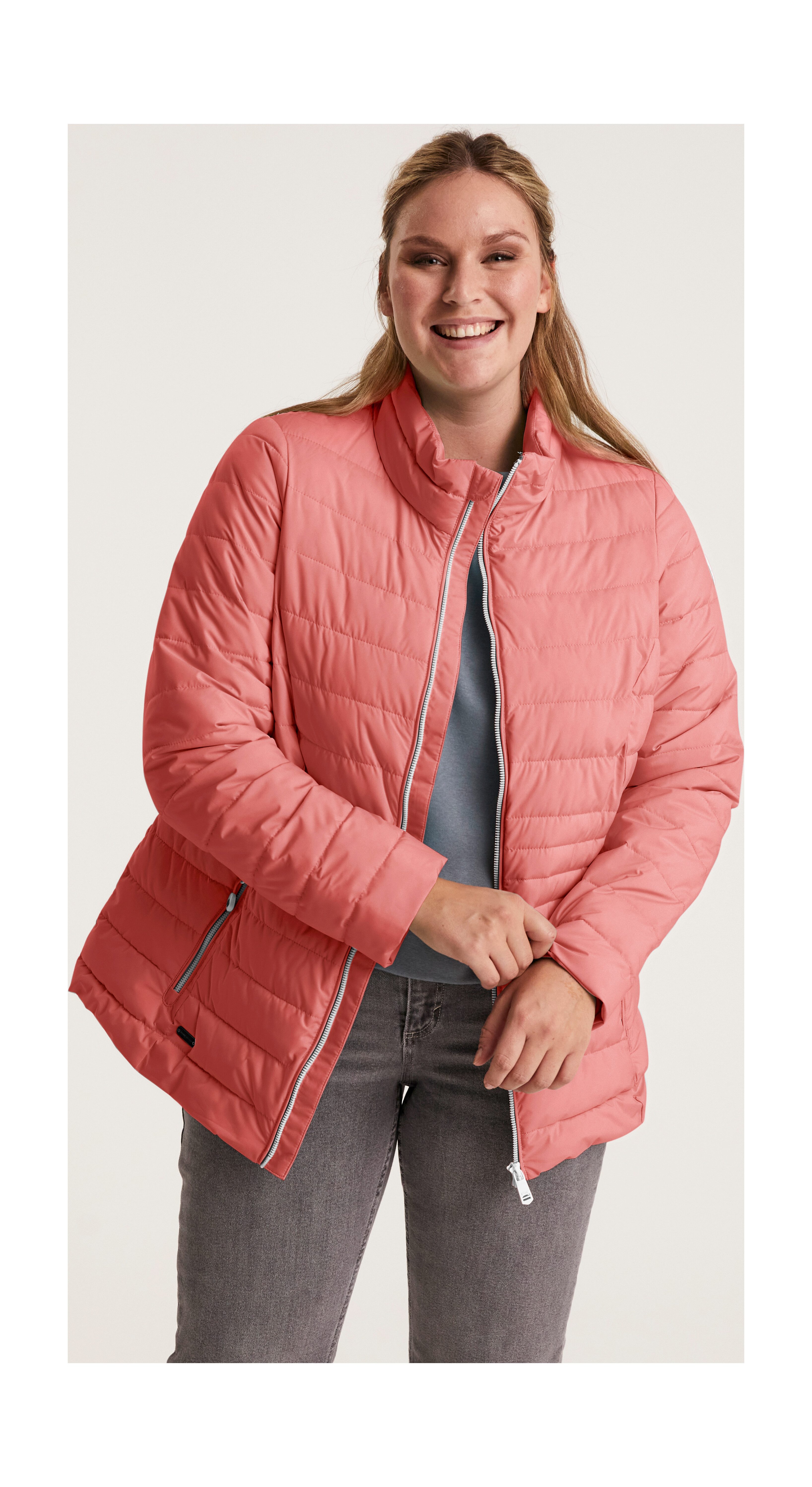 STS 21 JCKT QLTD WMN STOY Steppjacke koralle