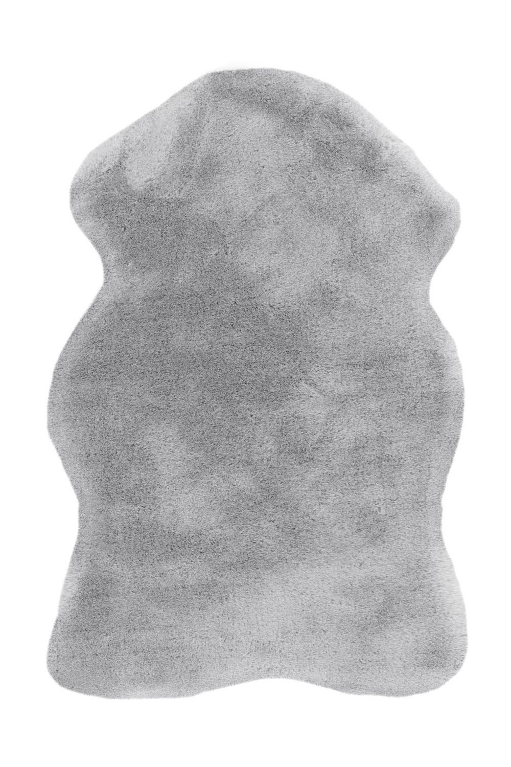 Teppich Boss Hochflor-Teppich Hochflor Teppich Robert Sheepskin 225 - Grau / Blau, rechteckig, Höhe: 35 mm