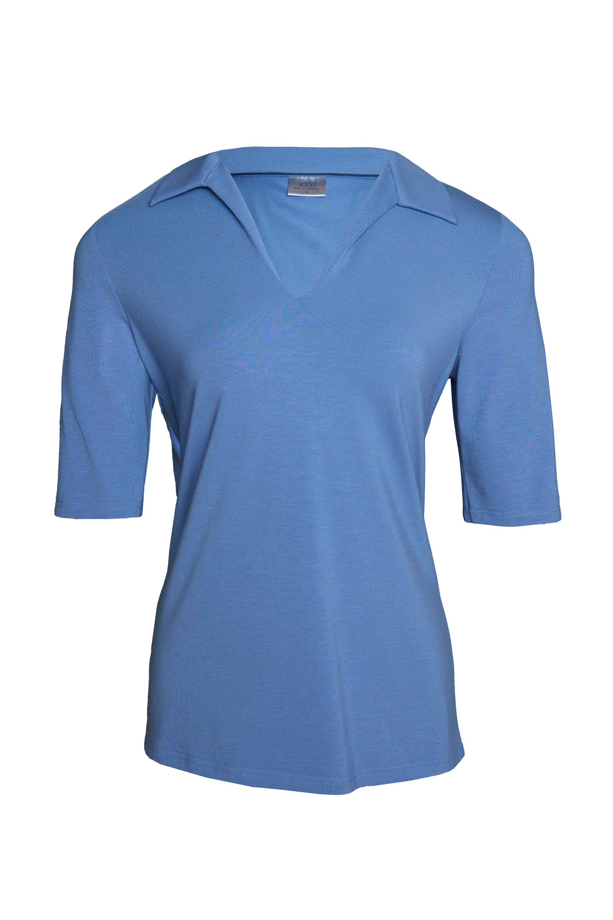 Seidel Moden Poloshirt Mit V-Ausschnitt - MADE IN GERMANY – Bild 3 von 4
