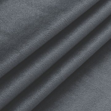 Gardine Vorhang Ösen Verdunkelung 300x245 cm Samt weich blickdicht Gardine, Haus und Deko, Ösen (1 St), Polyester