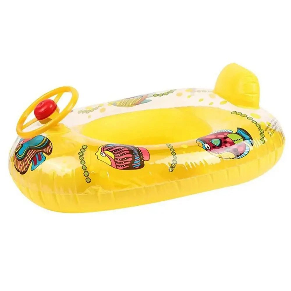 Sport-Knight® Schwimmring Aufblasbarer Schwimmring für Babys & Kleinkinder, mit Lenkrad & Hupe