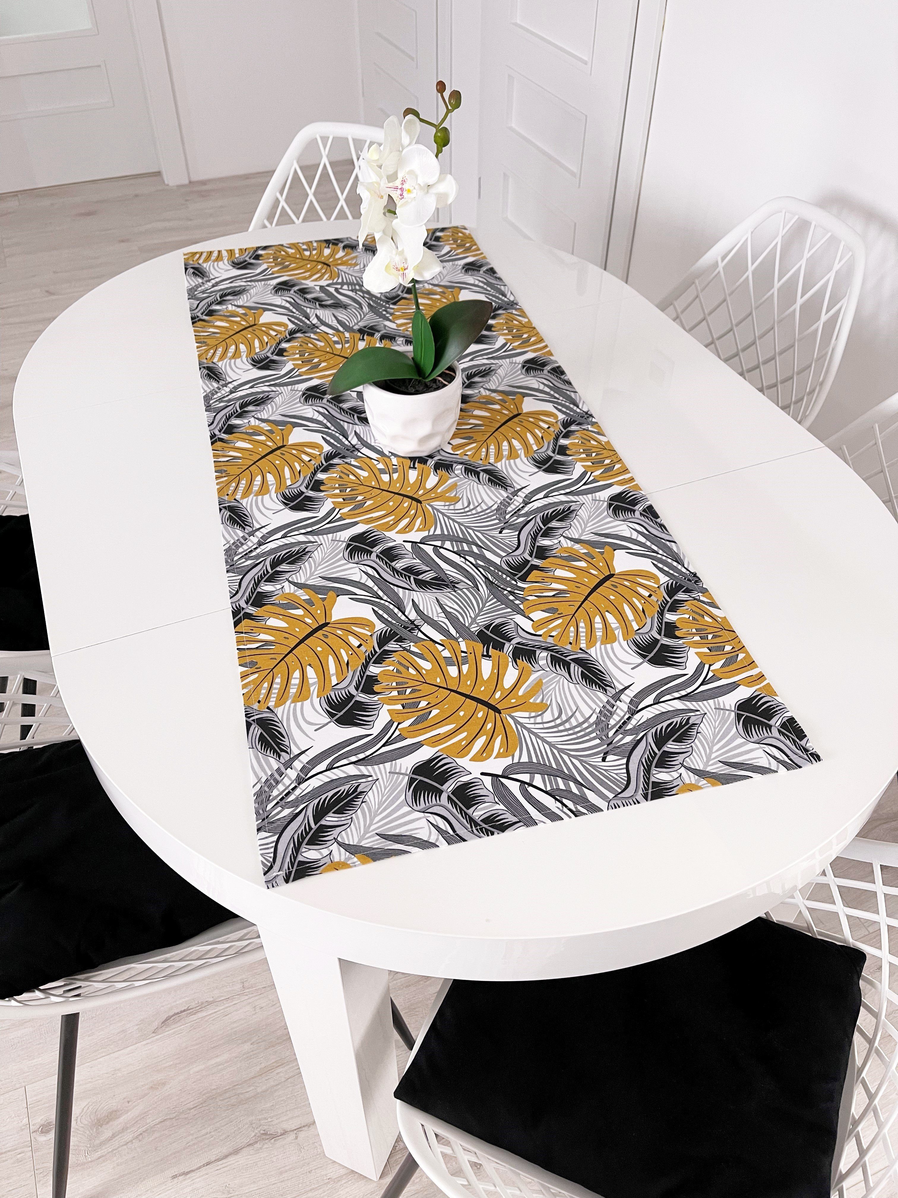 RoKo-Textilien Tischläufer Tischläufer Tischdecke Tischlaeufer gedeckter 100% in verfügbar, Herstellungsland Deutschland Maßen 18 -region: Baumwolle und Tisch