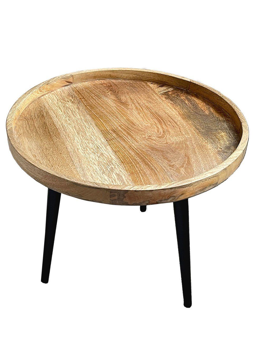 tinkaro Beistelltisch UMAR Massivholzholz Sofatisch Schwarz/Braun (1-St). Reduzierter Preis € 70,95. Unverbindliche Preisempfehlung € 84,95