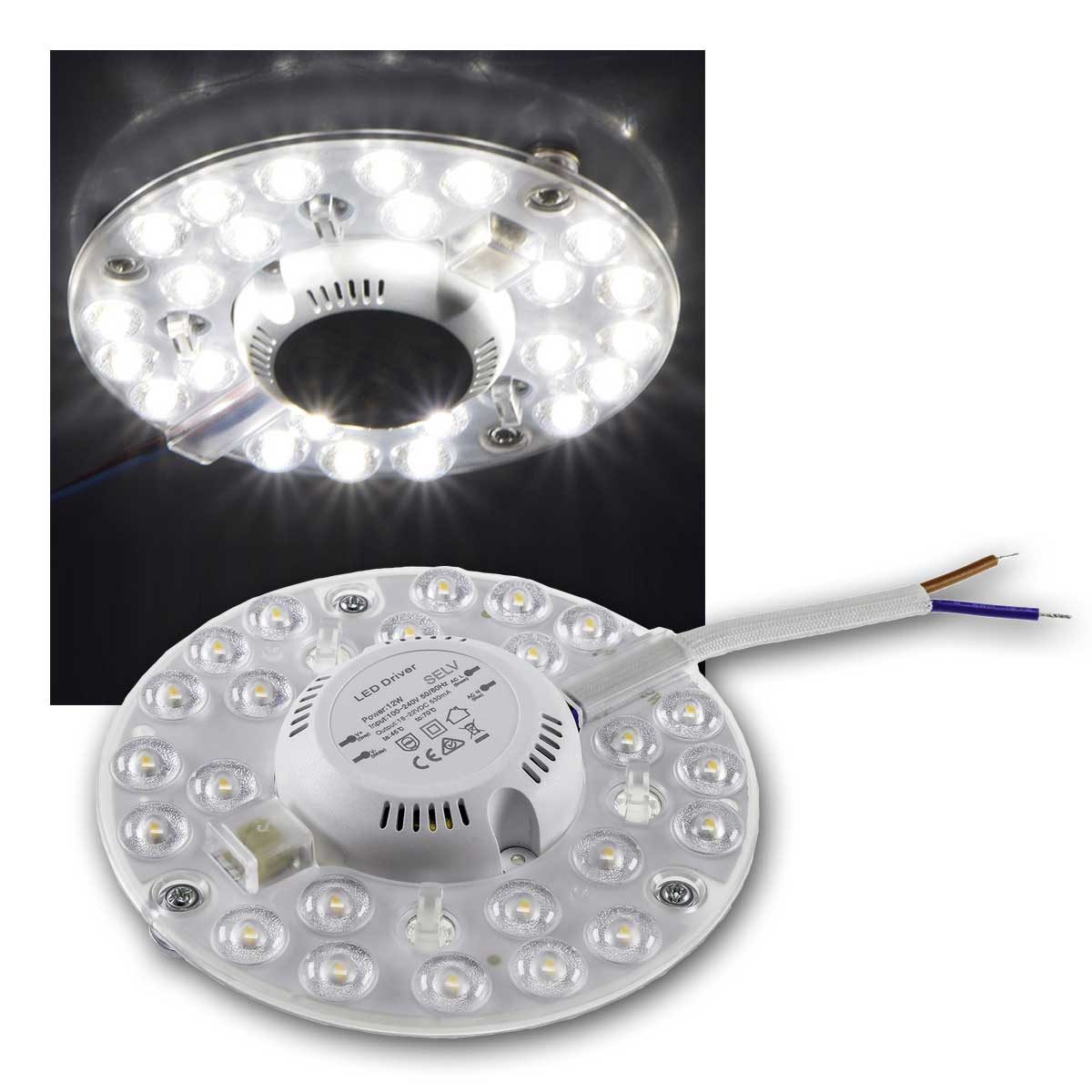 ChiliTec LED-Leuchtmittel LED Umrüstmodul "UM12nw" für Leuchten Ø125mm, daylight/tageslichtweiß