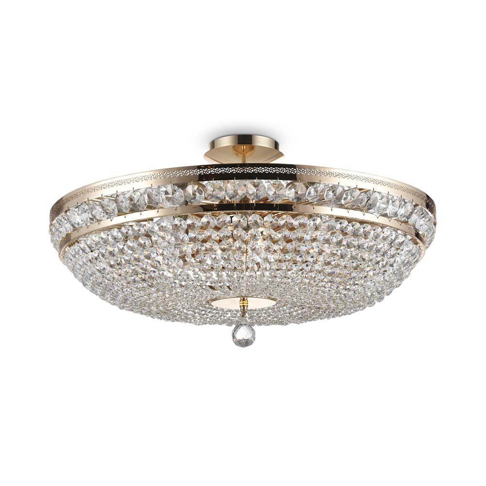 Maytoni Deckenleuchte, Leuchtmittel nicht inklusive, Deckenlampe Deckenleuchte Kristallleuchte Wohnzimmerlampe Metall