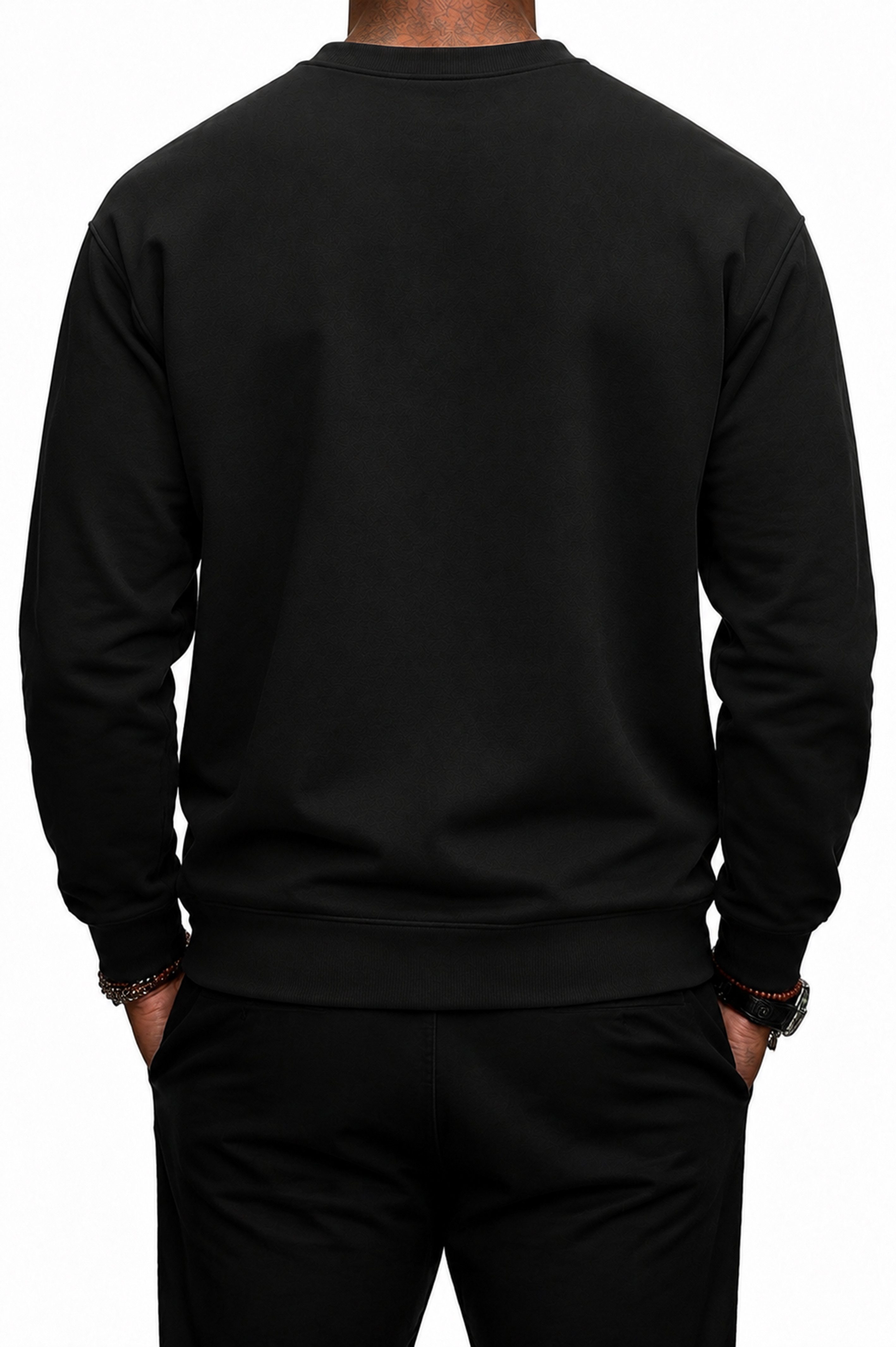 Banco Sweatshirt Langarm Herren New York Brooklyn Frontprint Rundhals mit großem NYC-Brooklyn-Frontprint – Bild 2 von 2