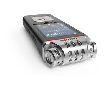 Philips DVT6110 Audiorecorder Digitales Diktiergerät (8GB, 24-Bit-/96-kHz, ClearVoice, WIFI App, Datentransfer)