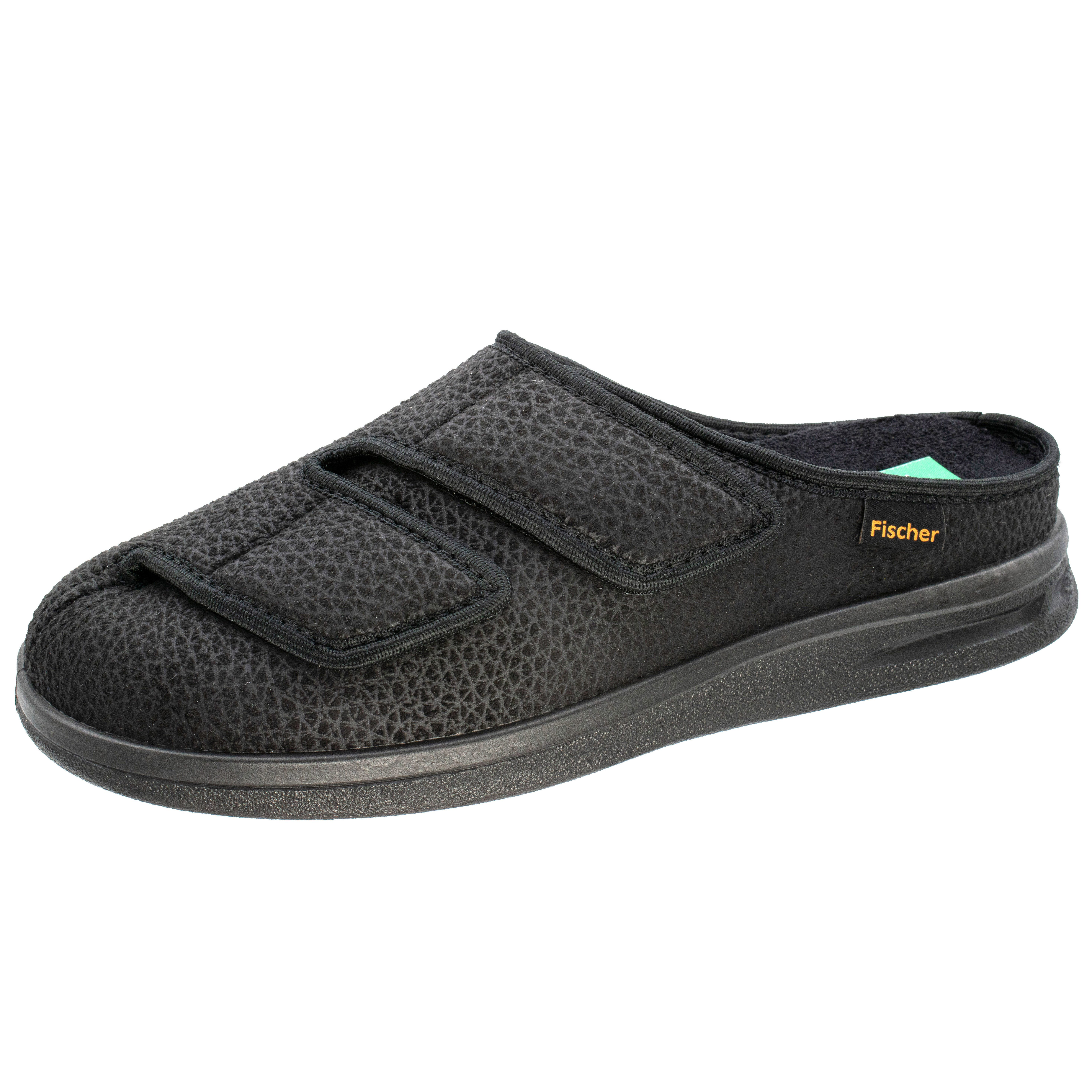 Fischer-Markenschuh Ortho Pantoffel Pantoffel, Weite K, Einlegesohle herausnehmbar, Klettverschlüsse