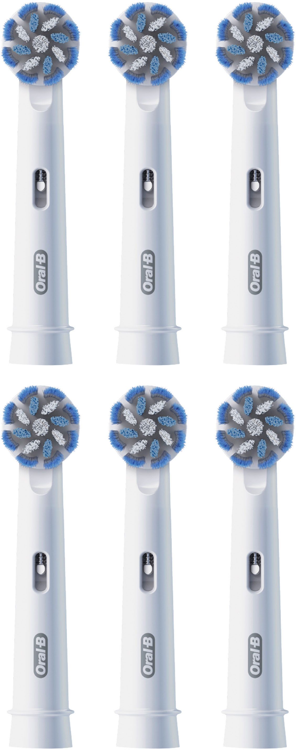 Oral-B Aufsteckbürsten Pro Sensitive Clean, Sanfte Zahnreinigung, innovative X-förmige Borsten