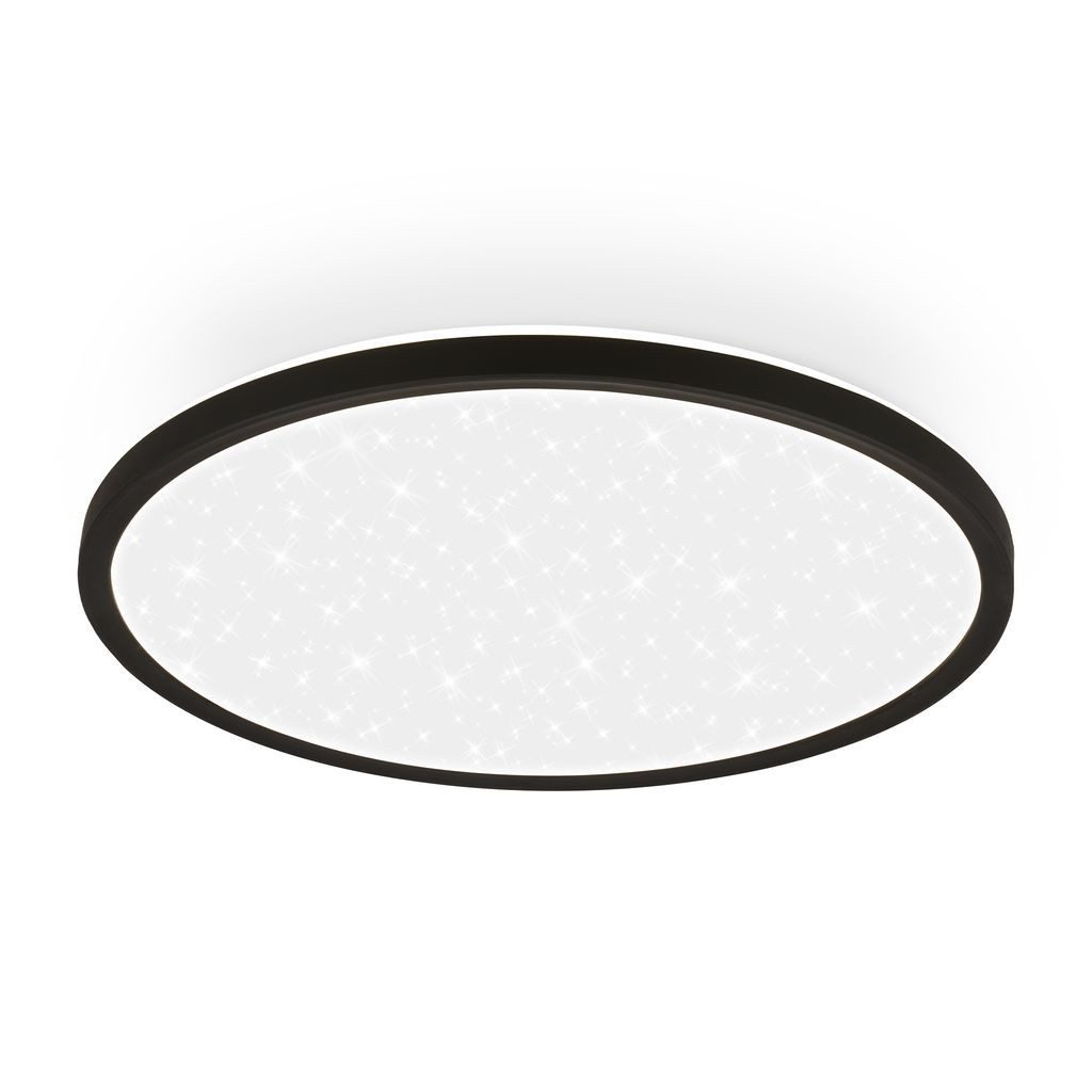 Briloner Leuchten LED Deckenleuchte LED Deckenlampe Sternenhimmel Indirektes Licht, LED fest integriert, 4000K - Neutralweiß, 29,3x4 cm, Wohnzimmer, Schlafzimmer, Flur, Büro