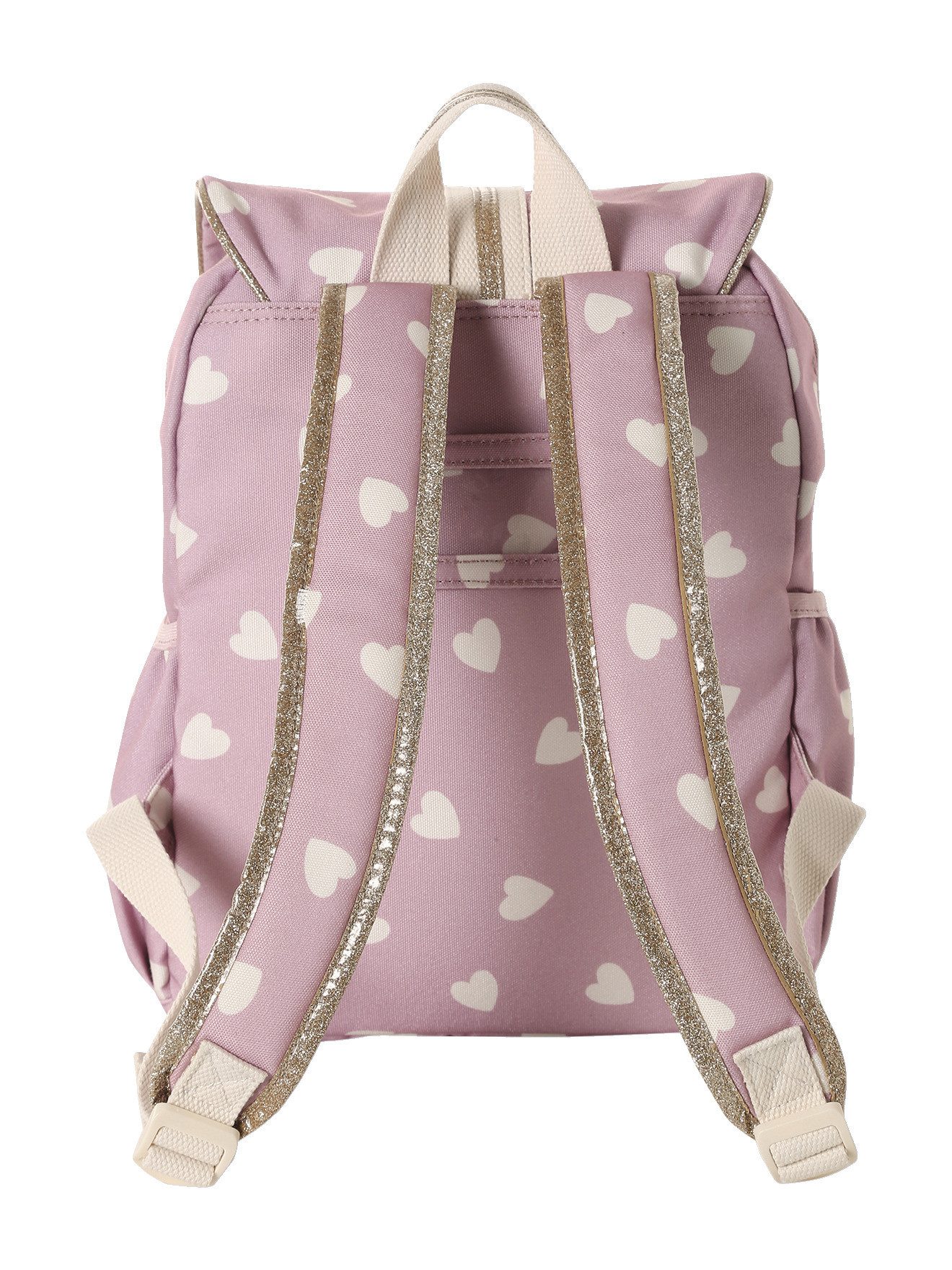 vertbaudet Rucksack Mädchen Grundschul-Rucksack mit Herzen