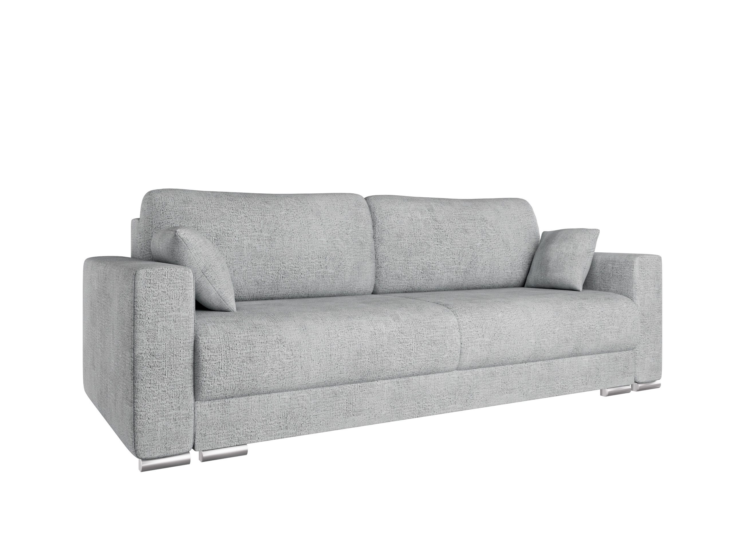 PANDA MÖBEL GmbH Schlafsofa CALMA Schlafsofa mit Bettkasten 3-Sitzer modern günstig online kaufen