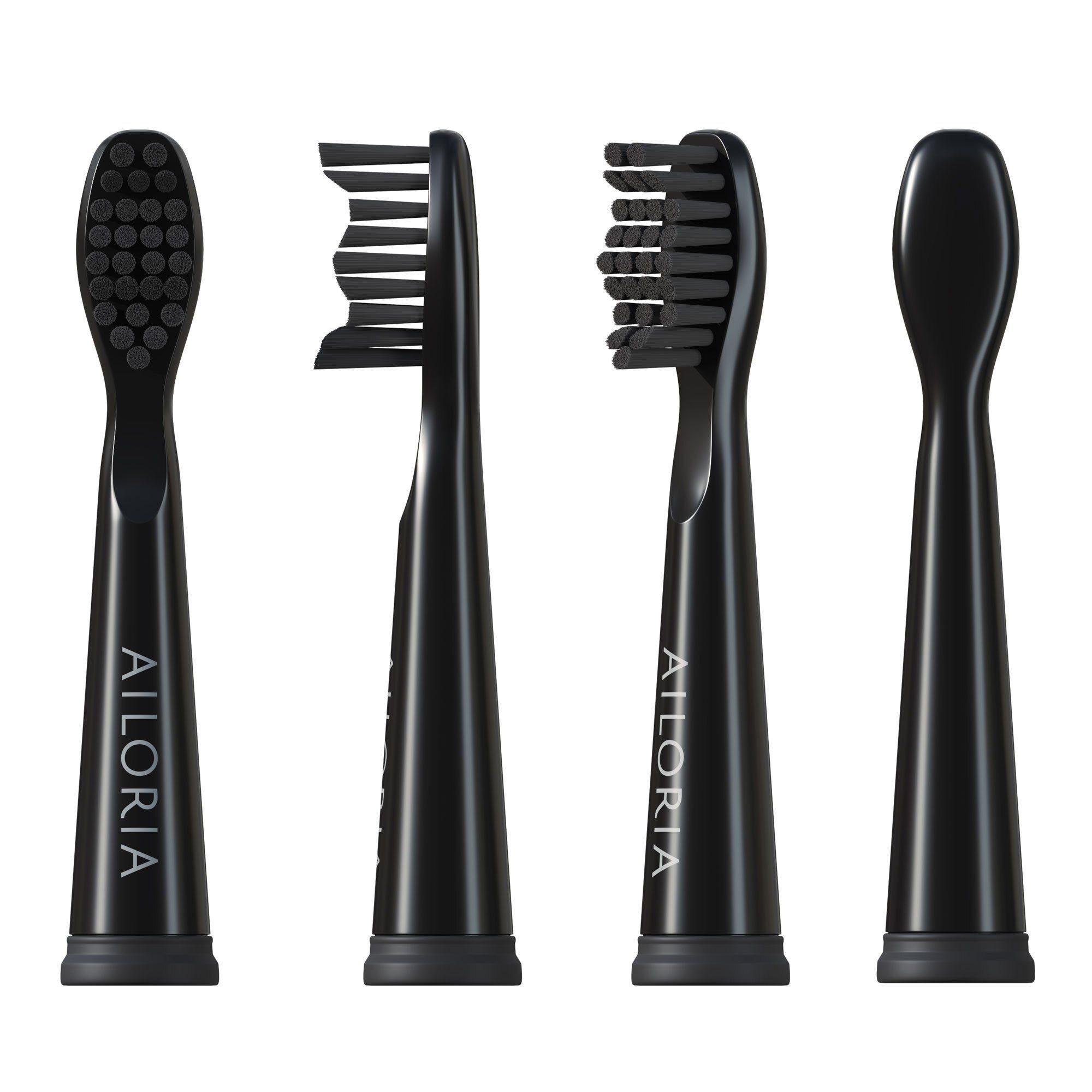 AILORIA Aufsteckbürsten FLASH TRAVEL Ersatzbürstenköpfe 6er Set, 6er Set