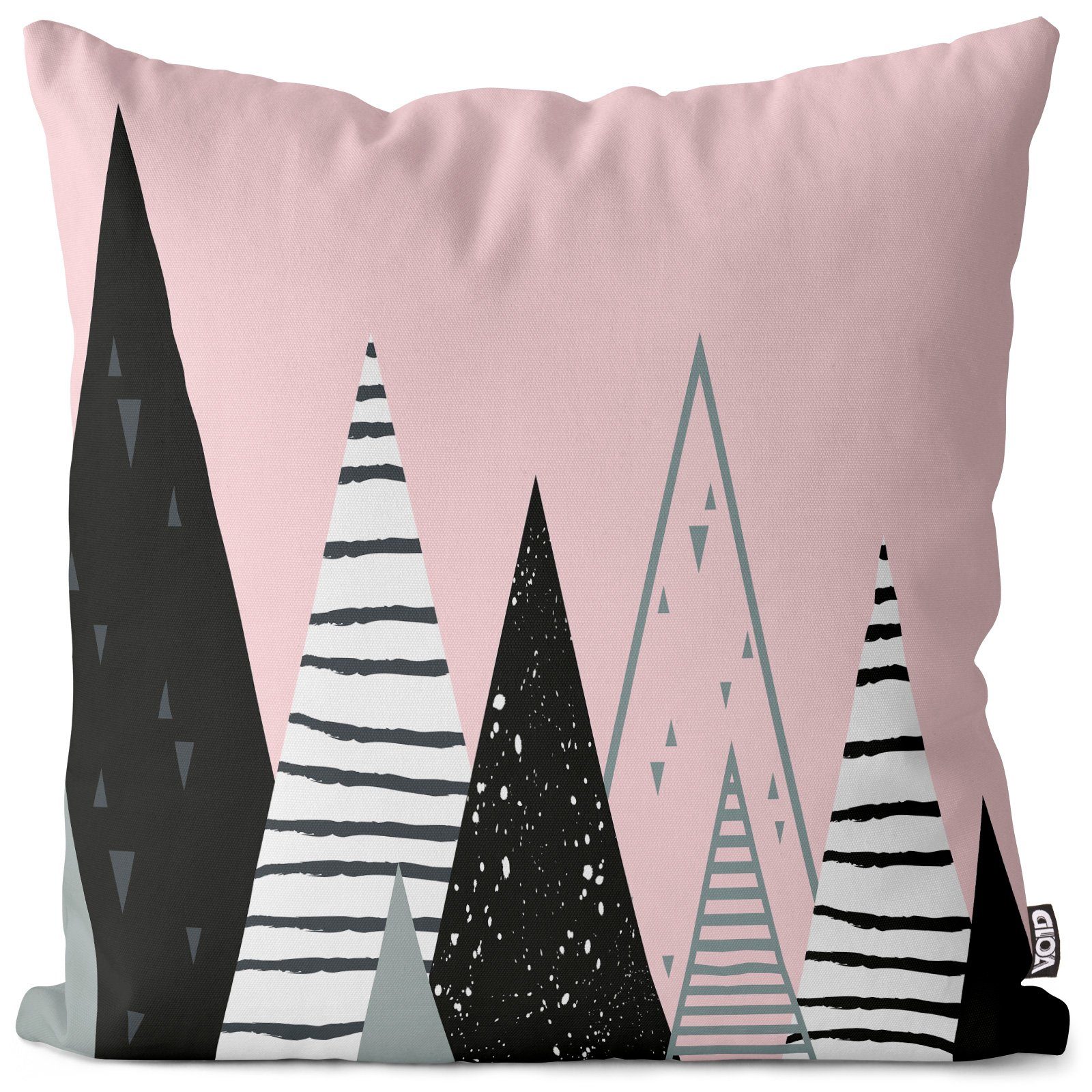 Kissenbezug, VOID (1 Stück), Sofa-Kissen Skandinavische Bäume 3 Kissenbezug Norwegen Schweden Wald Winter Weihnachten De Weihnachten Deko | Kissenbezüge