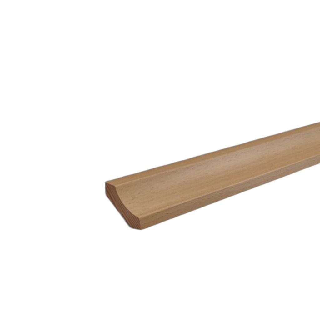 Südbrock Sockelleiste Sockelleiste Hohlkehlleiste 30 x 30 Buche Deckenleiste, L: 240 cm, H: 3 cm, 1-St.