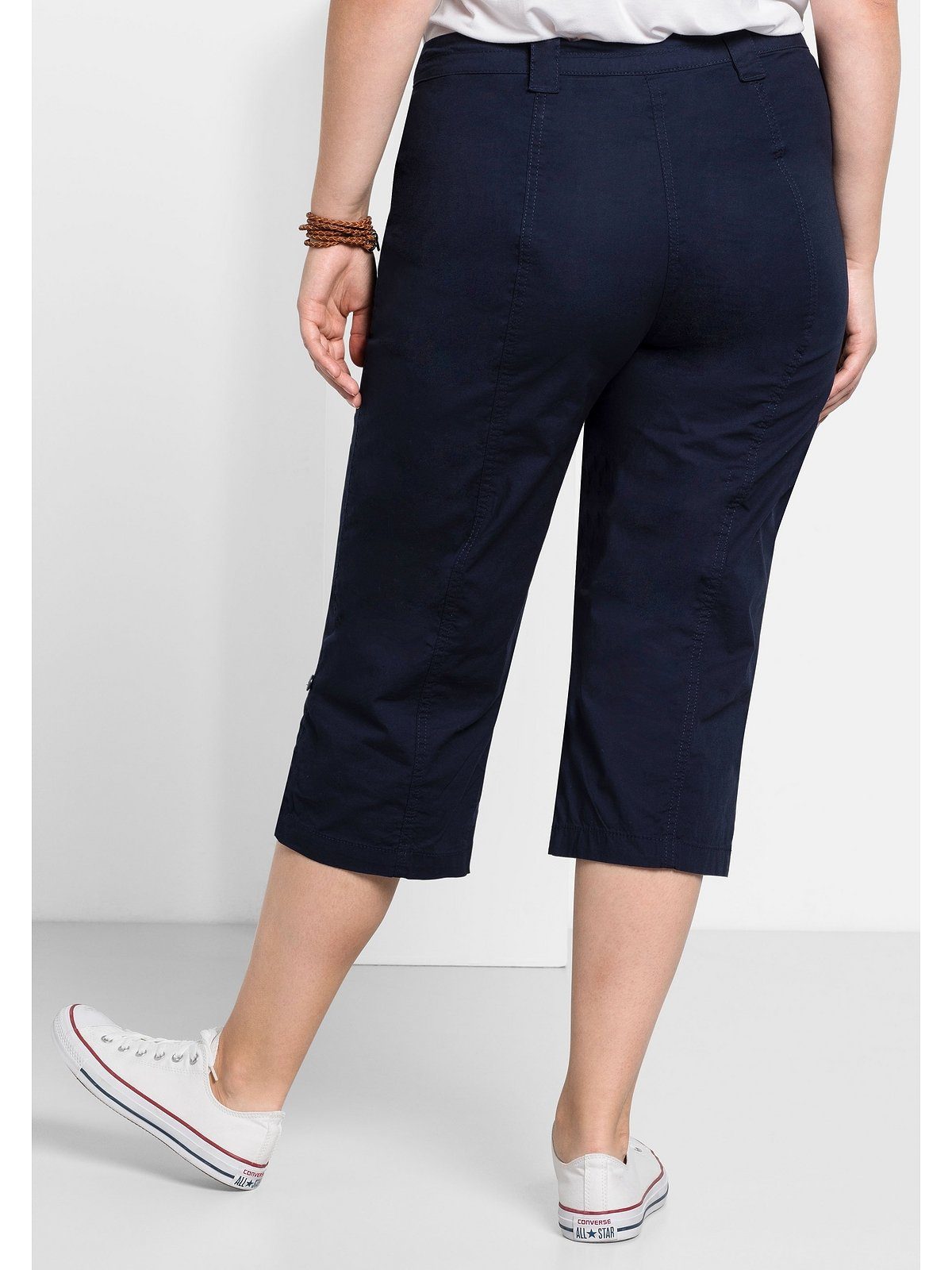 Sheego 3/4-Hose Große Größen Mit Krempelfunktion günstig online kaufen