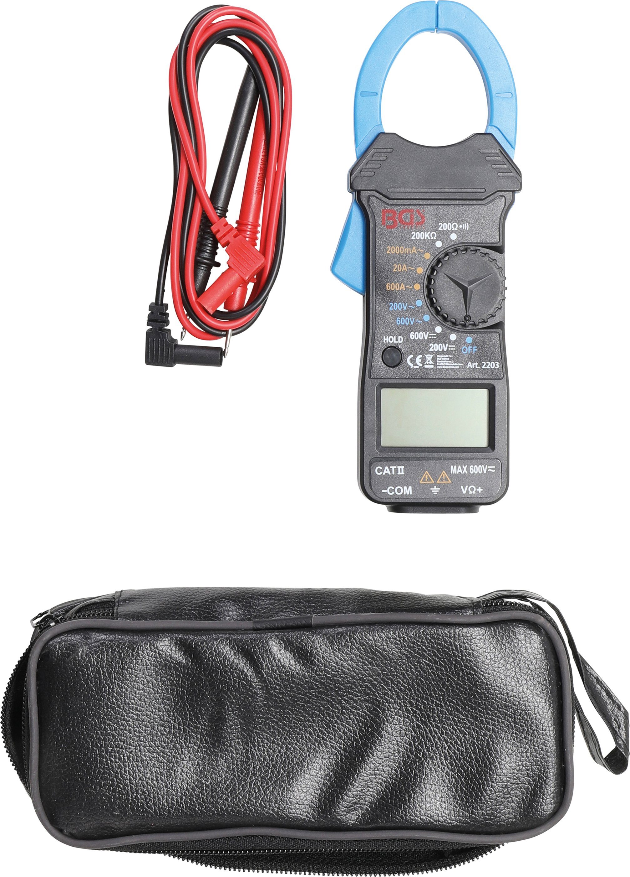 Spannungsprüfer Digital-Zangen-Multimeter mit Messkabel und Tasche