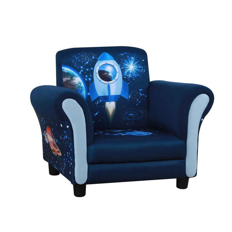 HOMCOM Sessel »Kindersessel im Weltraum/Unterwassser-Design«