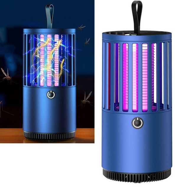 DÖRÖY Ultraschall-Tierabwehr Elektrische Schock-Mückenlampe, USB wiederaufladbare Mückenfalle