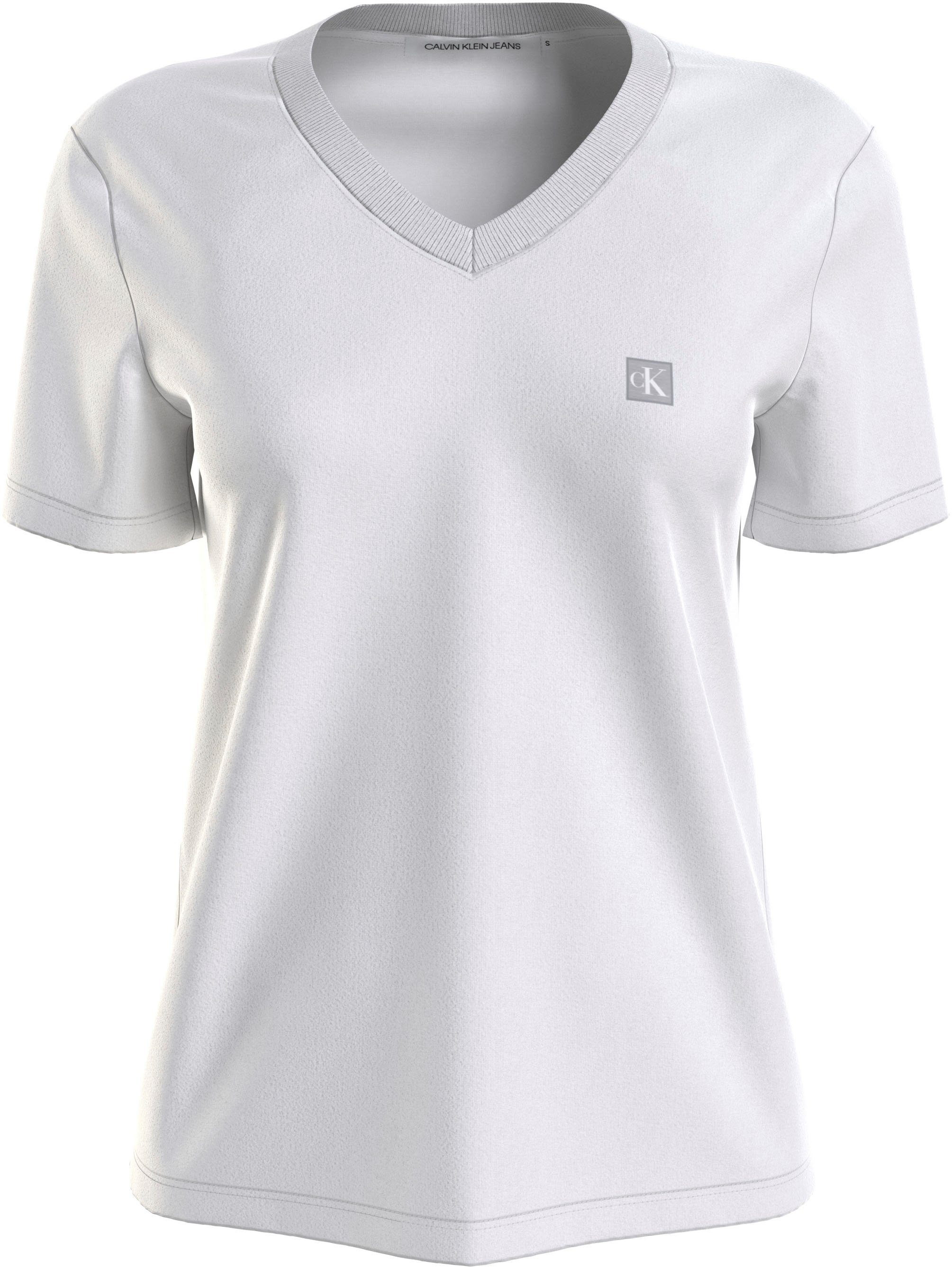 Calvin Klein Jeans T-Shirt CK EMBRO BADGE V-NECK TEE
