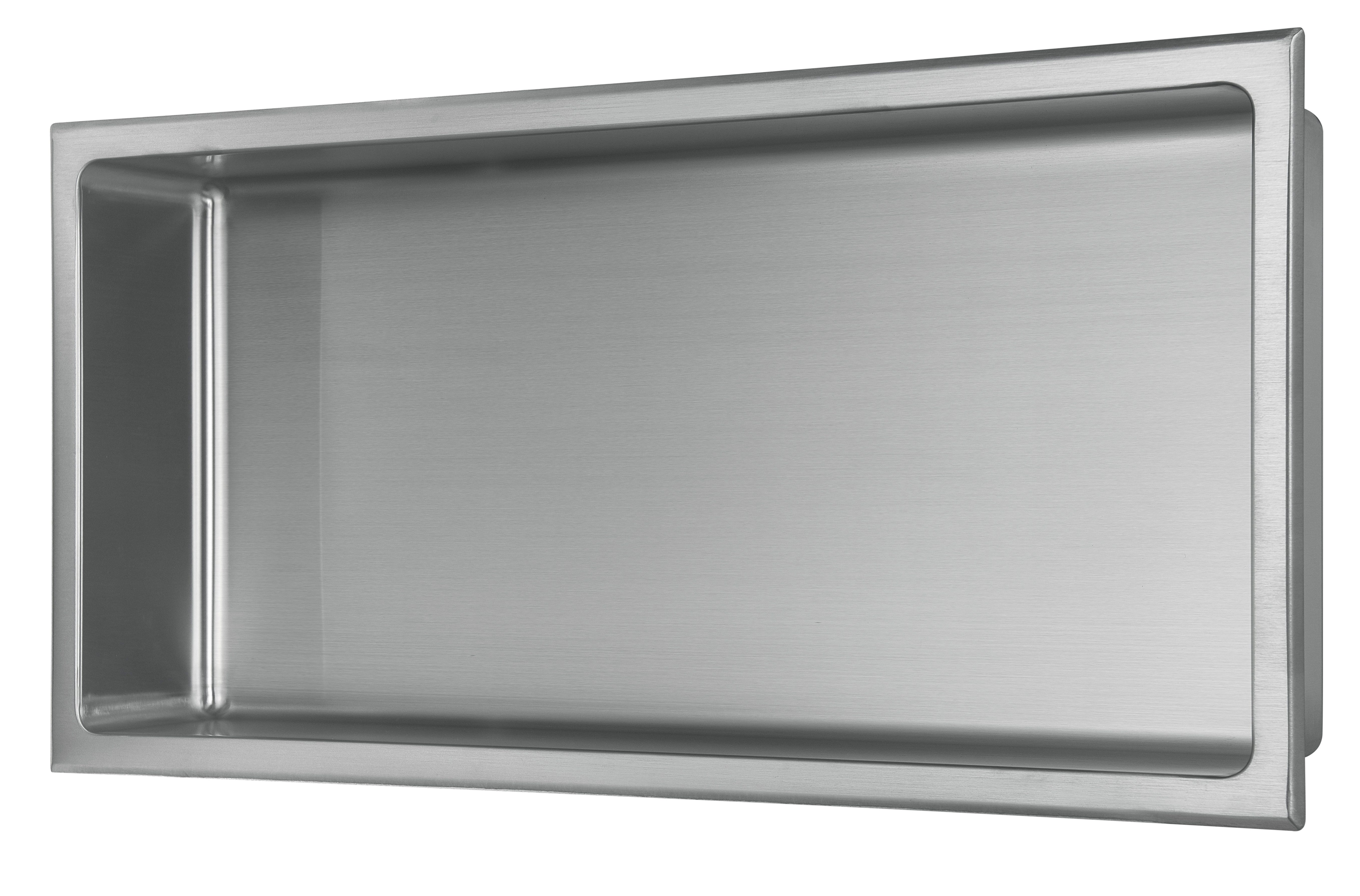 Alphabad Hochschrank Edelstahl Wandnische 30 x 60 cm (gebürstet) günstig online kaufen