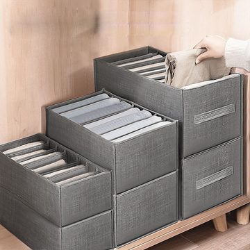 Caterize Aufbewahrungsbox 2 Stück Schubladen,Ordnungssystem Kleiderschrank Schrank Organizer