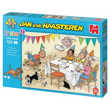 Jumbo Spiele Puzzle Jan van Haasteren Junior 2 Geburtstagsparty, 150 Puzzleteile