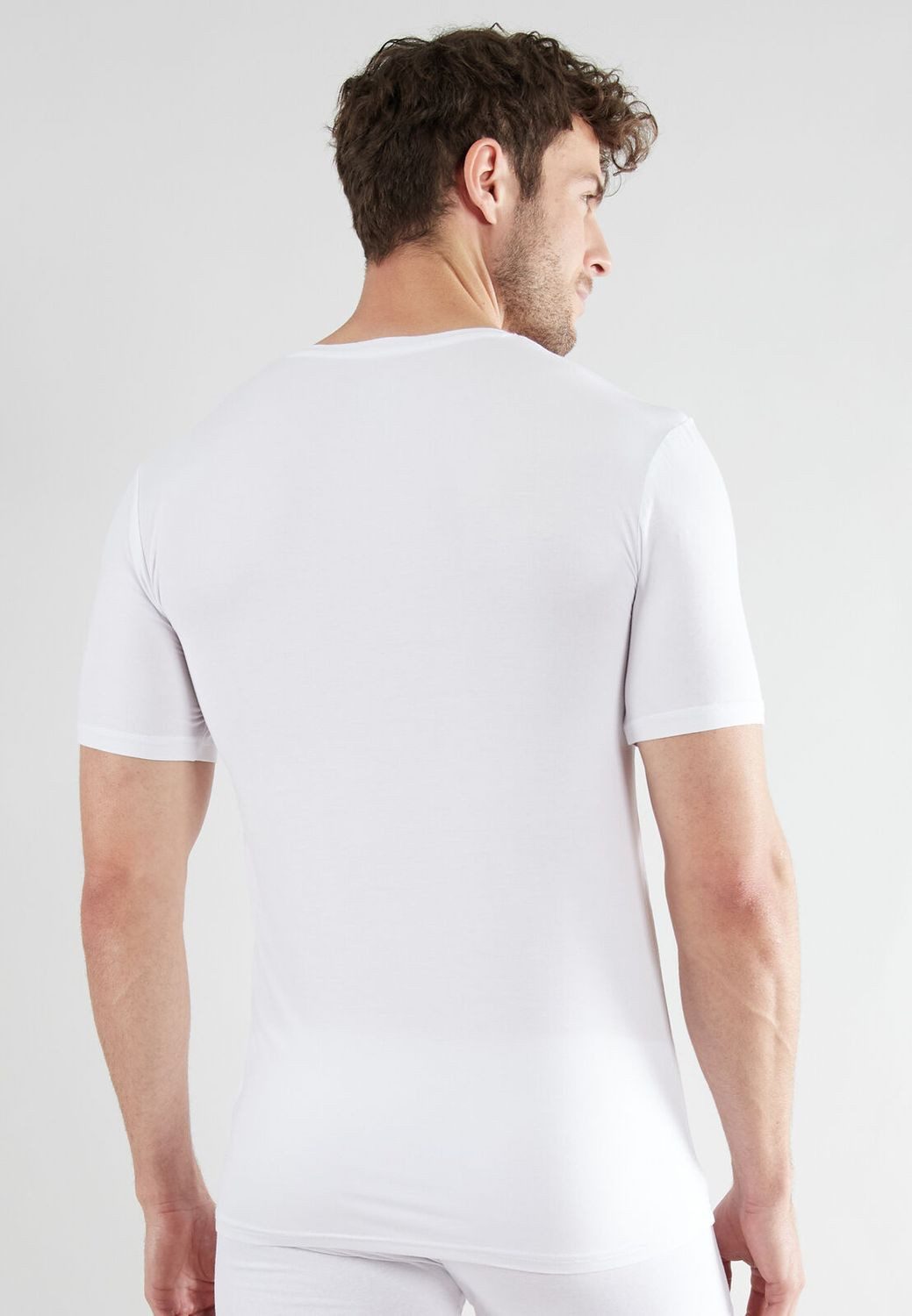 CECEBA Unterhemd Bamboo (2-St) kurzarm, V-Ausschnitt, atmungsaktiv, im 2er Pack