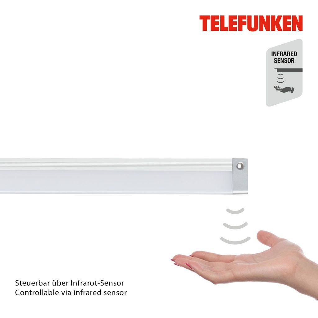 Telefunken LED Deckenleuchte 203104TF, Dimmfunktion, LED fest integriert, 4000K - Neutralweiß