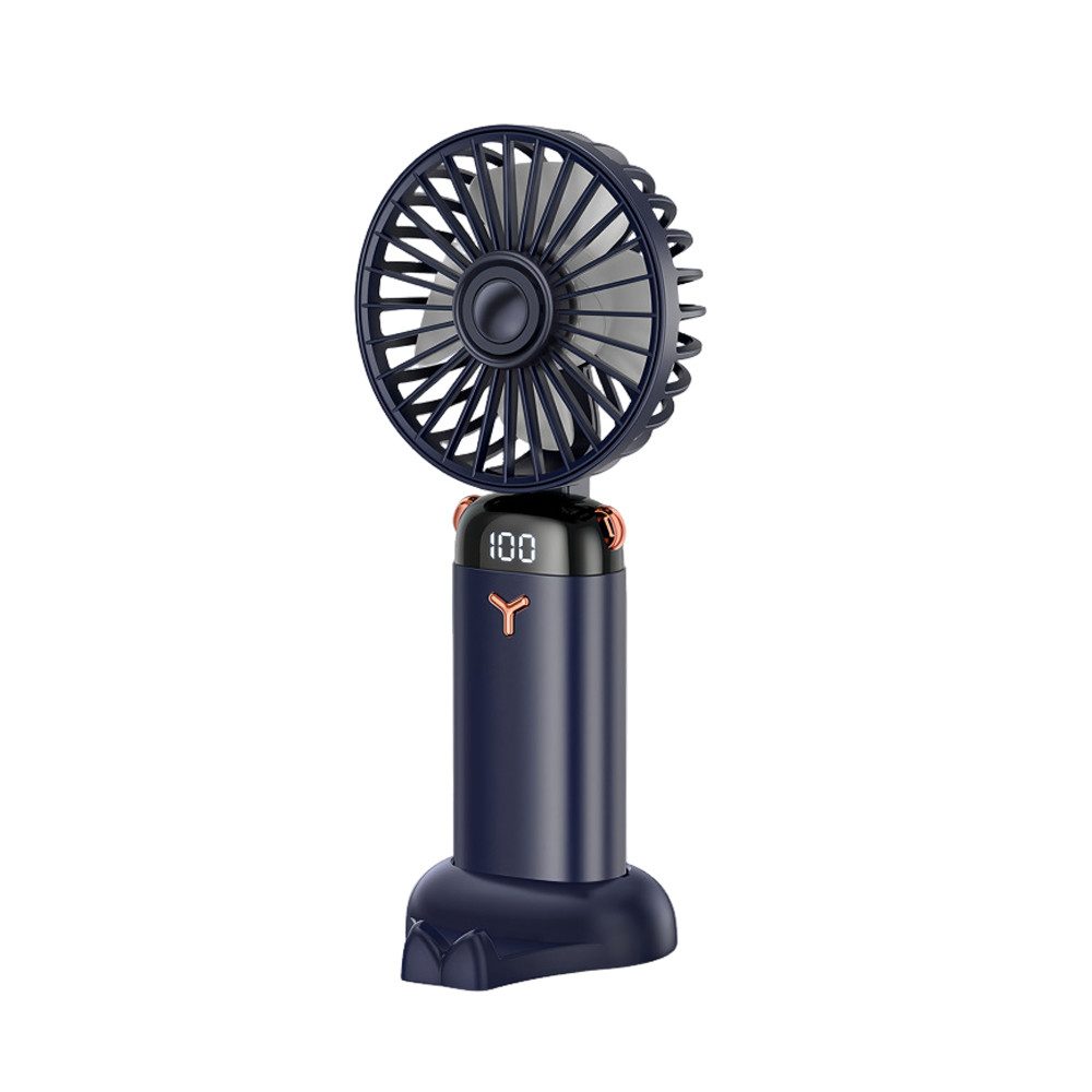 nsihing Handventilator Handventilator-Mini-Ventilator-Akku-Aufladbar-Klein-Hand-Held-USB-Fan, Portable Ventilatoren Kleiner Taschenventilator Leise Tragbarer