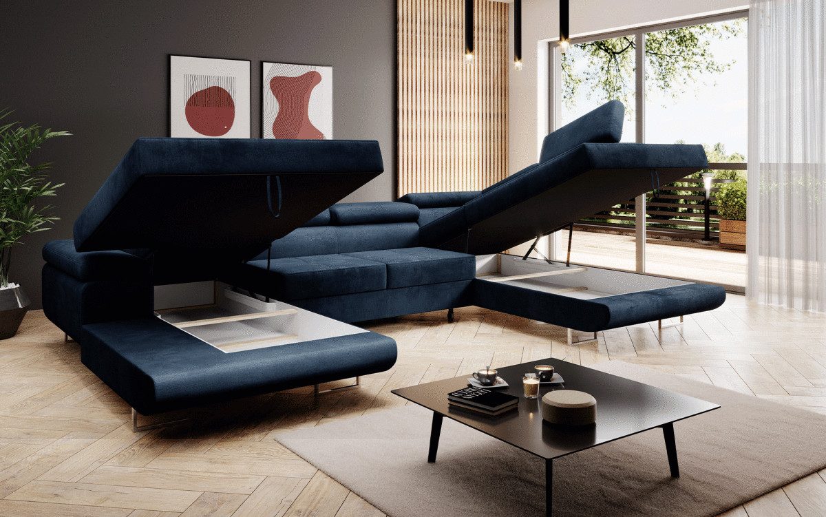 Luxusbetten24 Schlafsofa Designer Sofa Lago, mit günstig online kaufen