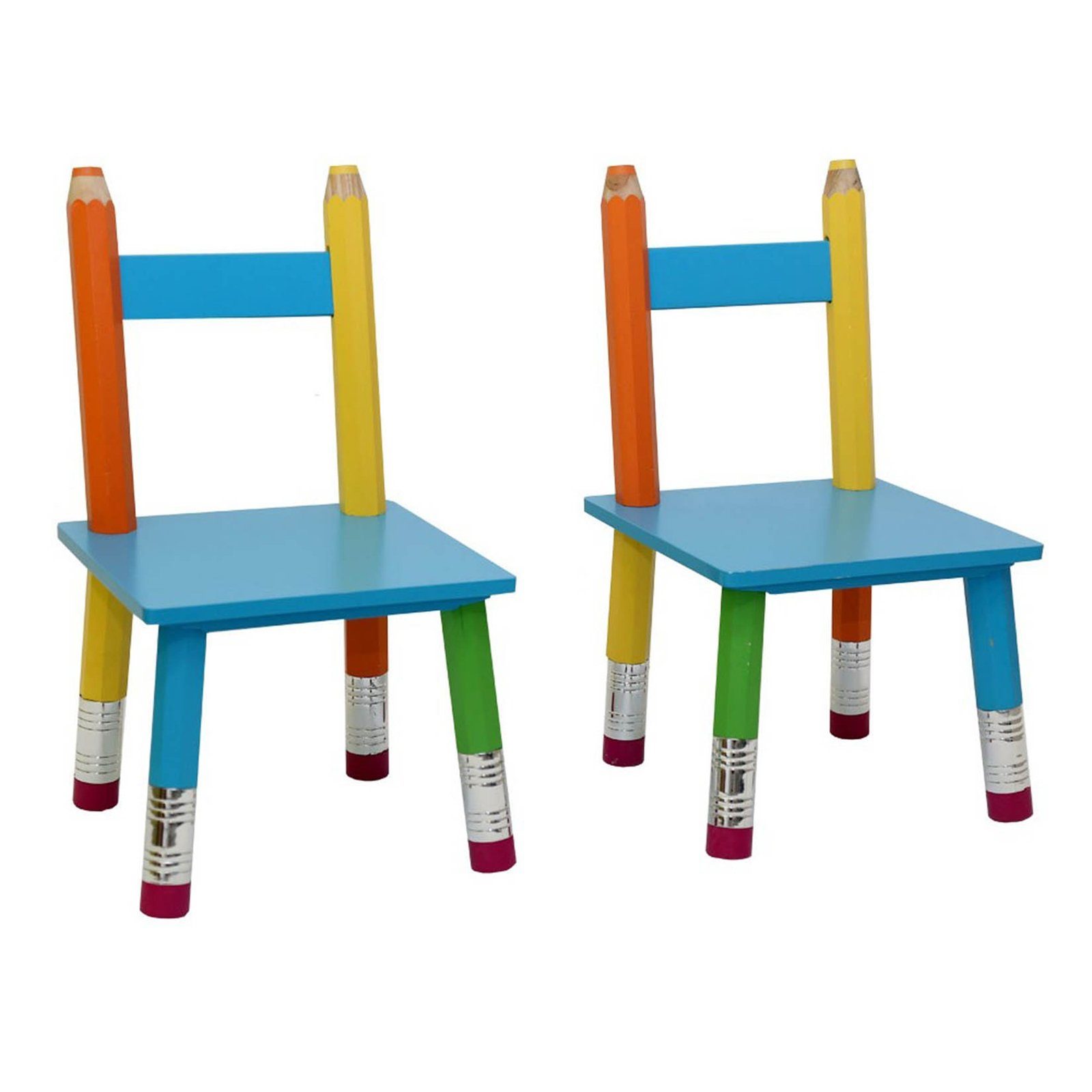 HTI-Line Kindersitzgruppe Kindertischgruppe Kinderstuhl Kindertisch (3-tlg), Kindermöbel Buntstift