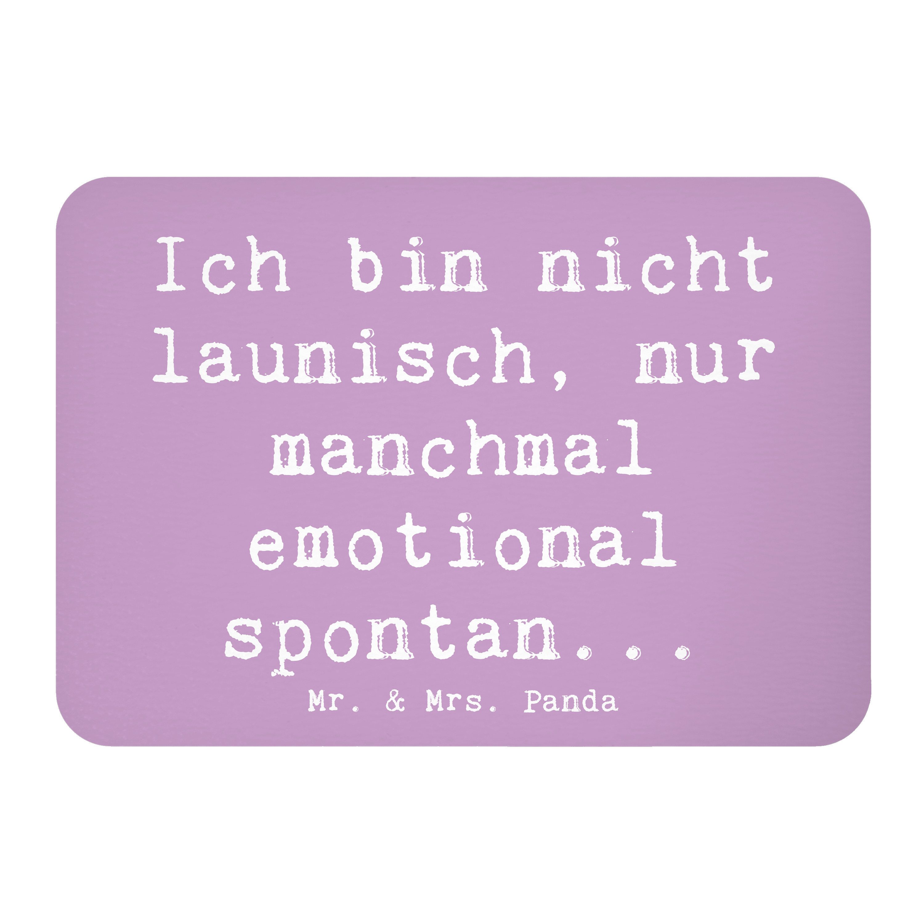 Magnet Spruch Emotionen ausdrücken - Lavendeltraum - Geschenk, Authentizität