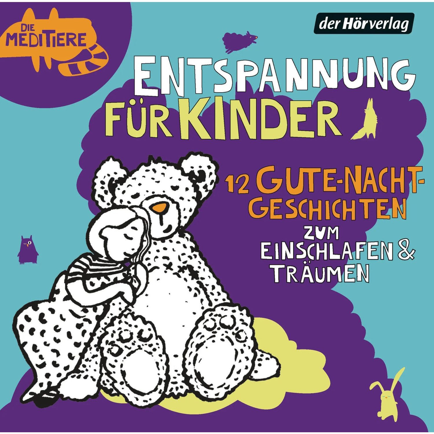 Der HörVerlag Hörspiel Entspannung für Kinder. 12 Gute-Nacht-Geschichten zum Einschlafen &...