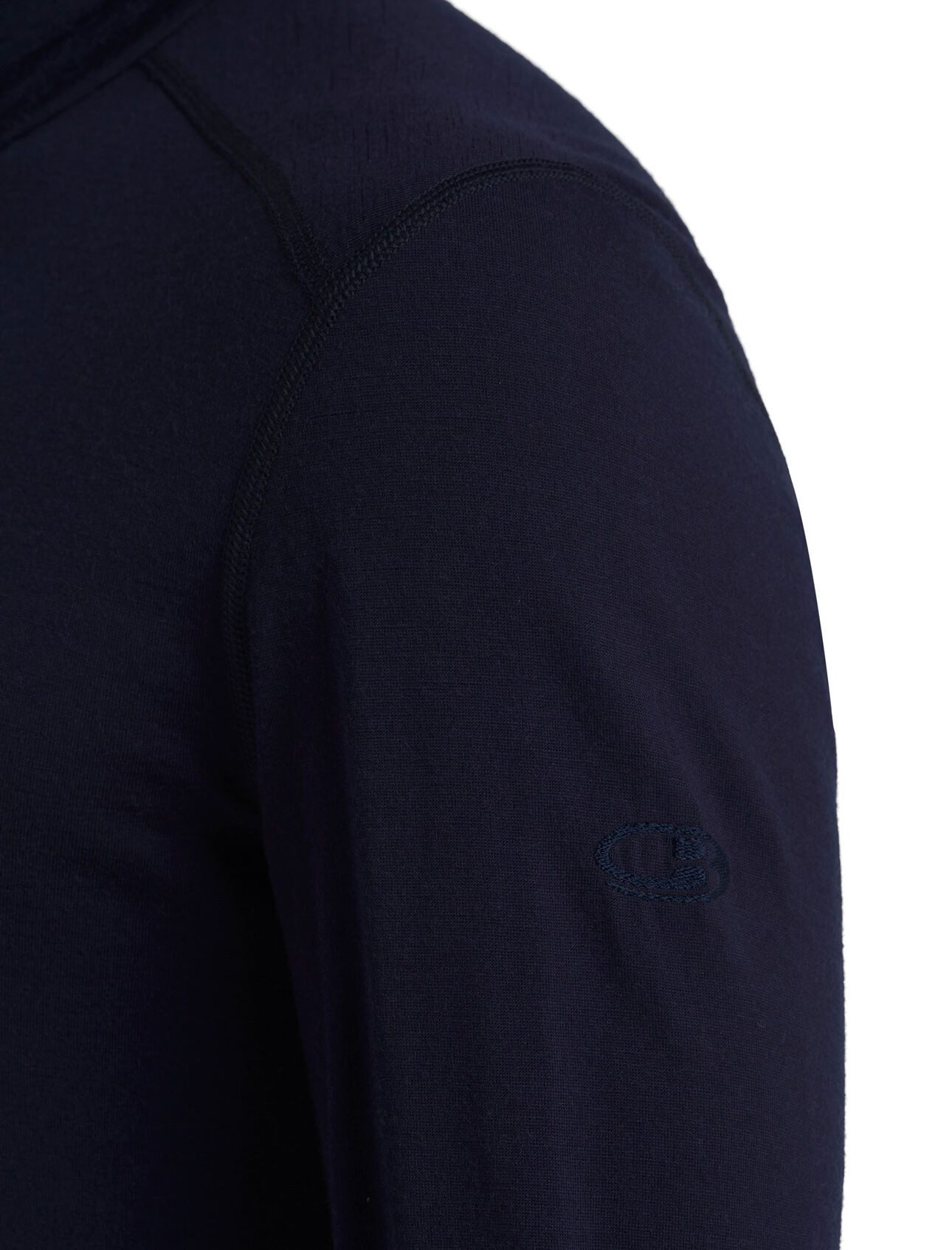 Icebreaker Langarmshirt Unterwäsche Half-Zip 200 Oasis LS - Merinowolle, enganliegend