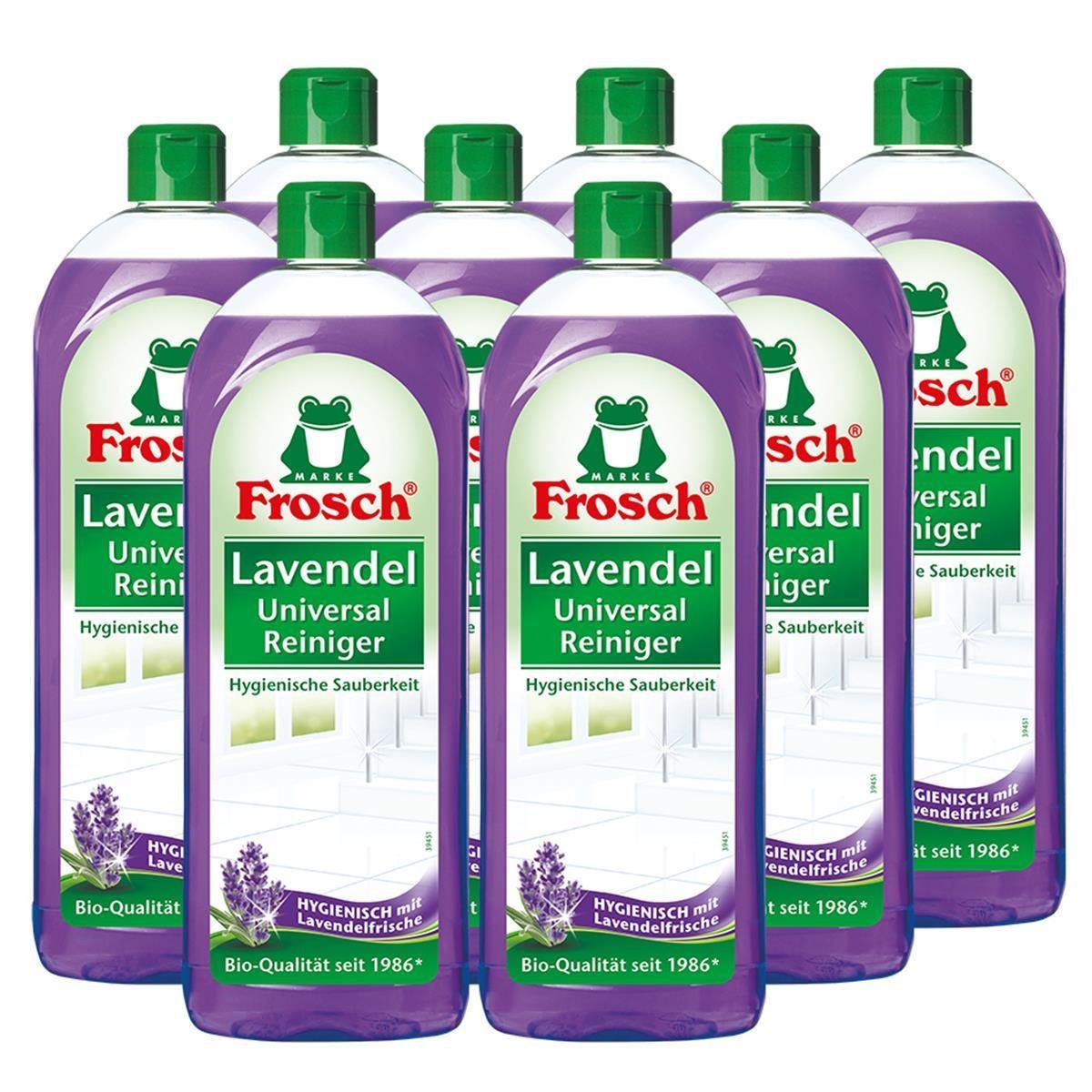 Universal-Reiniger Allzweckreiniger Lavendel Frosch FROSCH 750 ml 8x