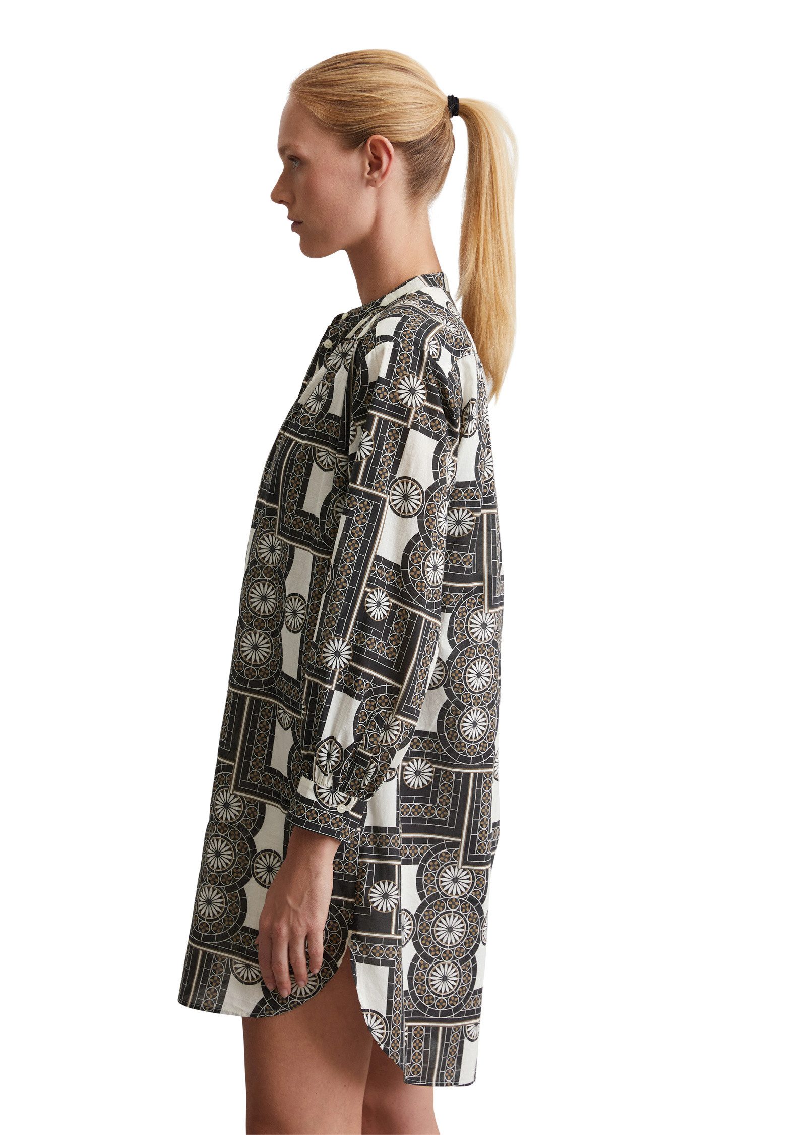 Marc O'Polo Hemdblusenkleid aus leichtem Baumwoll-Voile günstig online kaufen