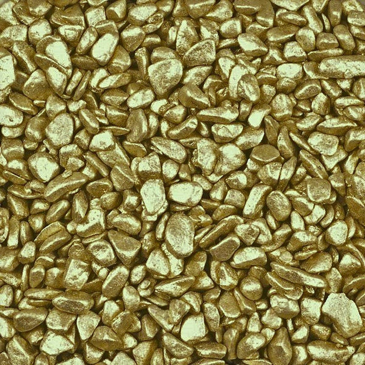 Eurosand Dekokies NUGGETS metallic 6-8mm. 5kg. GELBGOLD