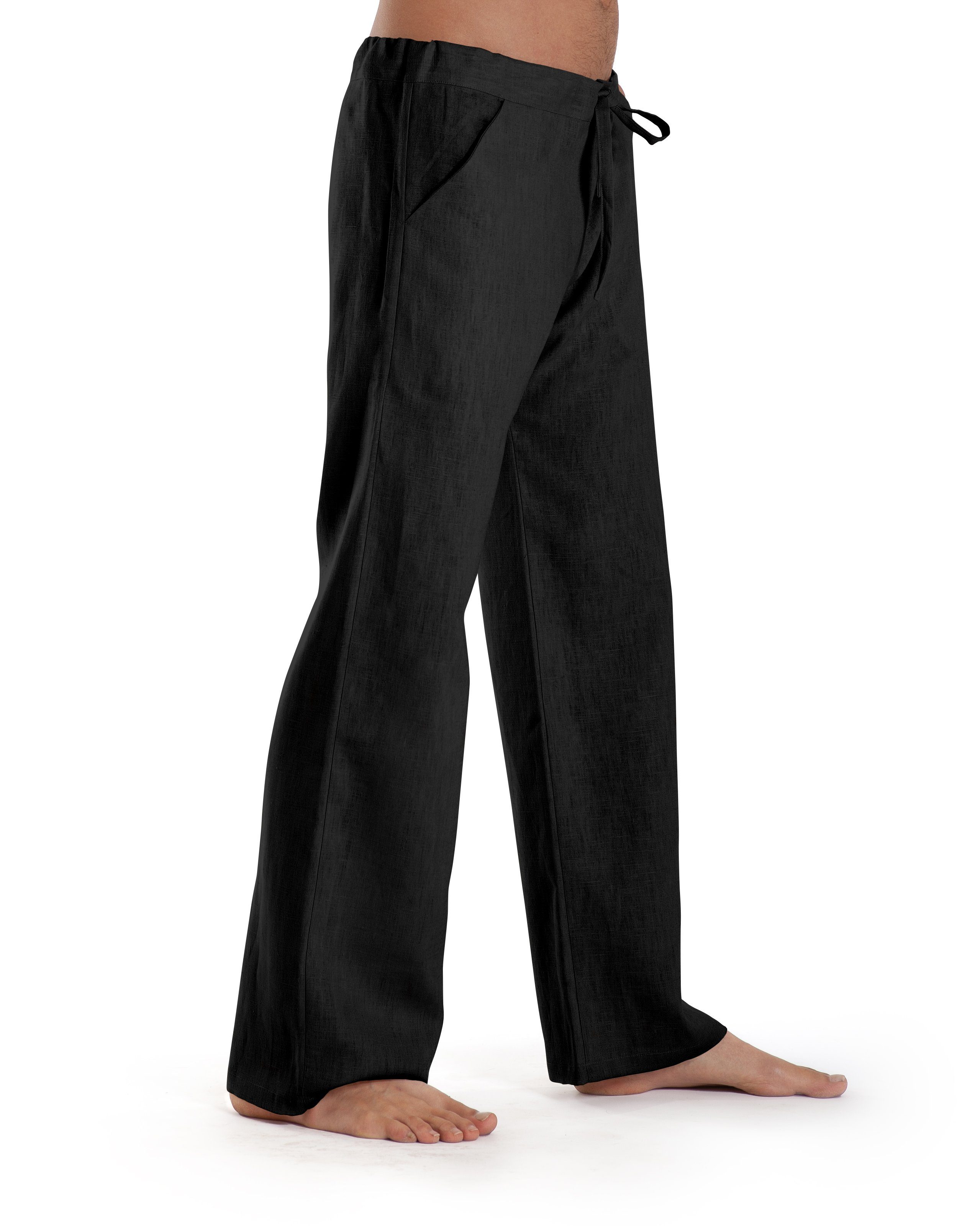 SCHAZAD Essential Leinenhose Leinenhose schwarz