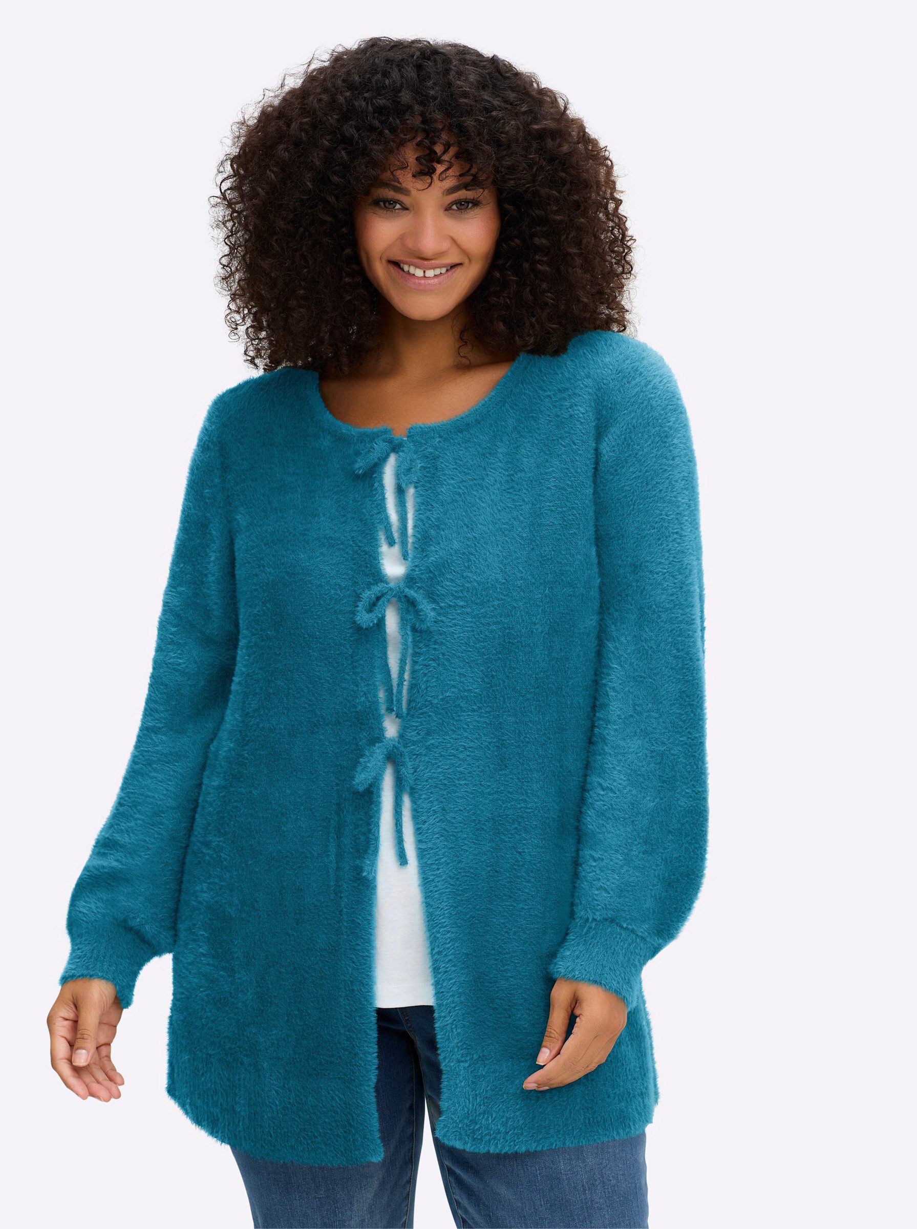 Sheego Strickpullover Strickjacke . günstig online kaufen