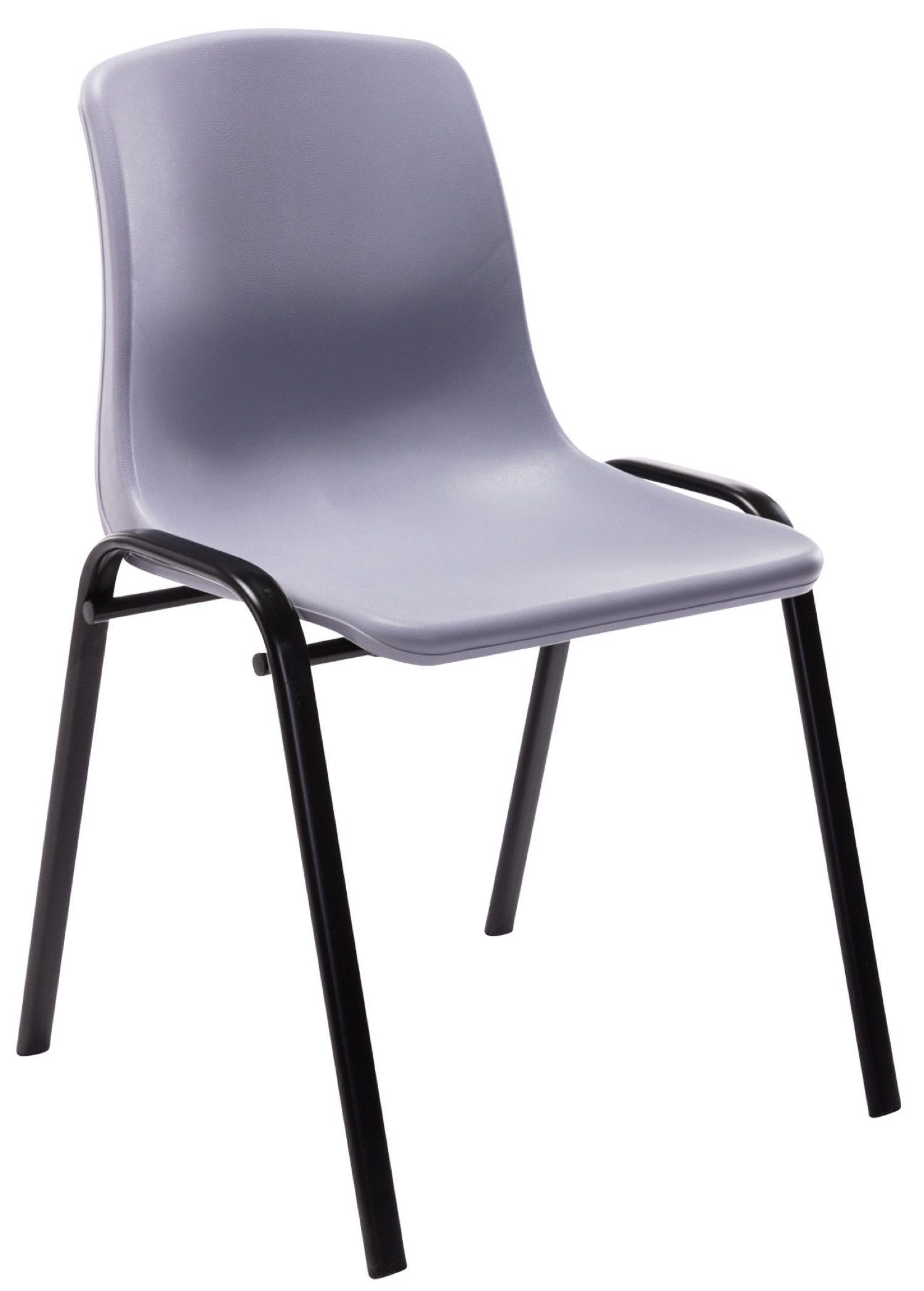 TPFLiving Esszimmerstuhl Nordin (Pflegeleichte Oberflächen & robuste Materialien, 1 St), Maße (TxBxH): 52 x 47 x 76cm - Farbe: grau