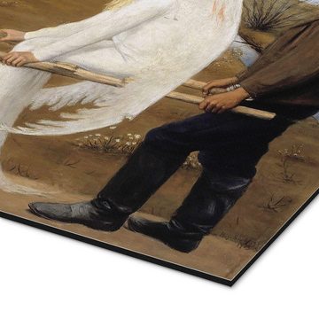 Posterlounge Alu-Dibond-Druck Hugo Simberg, Der verwundete Engel, Malerei