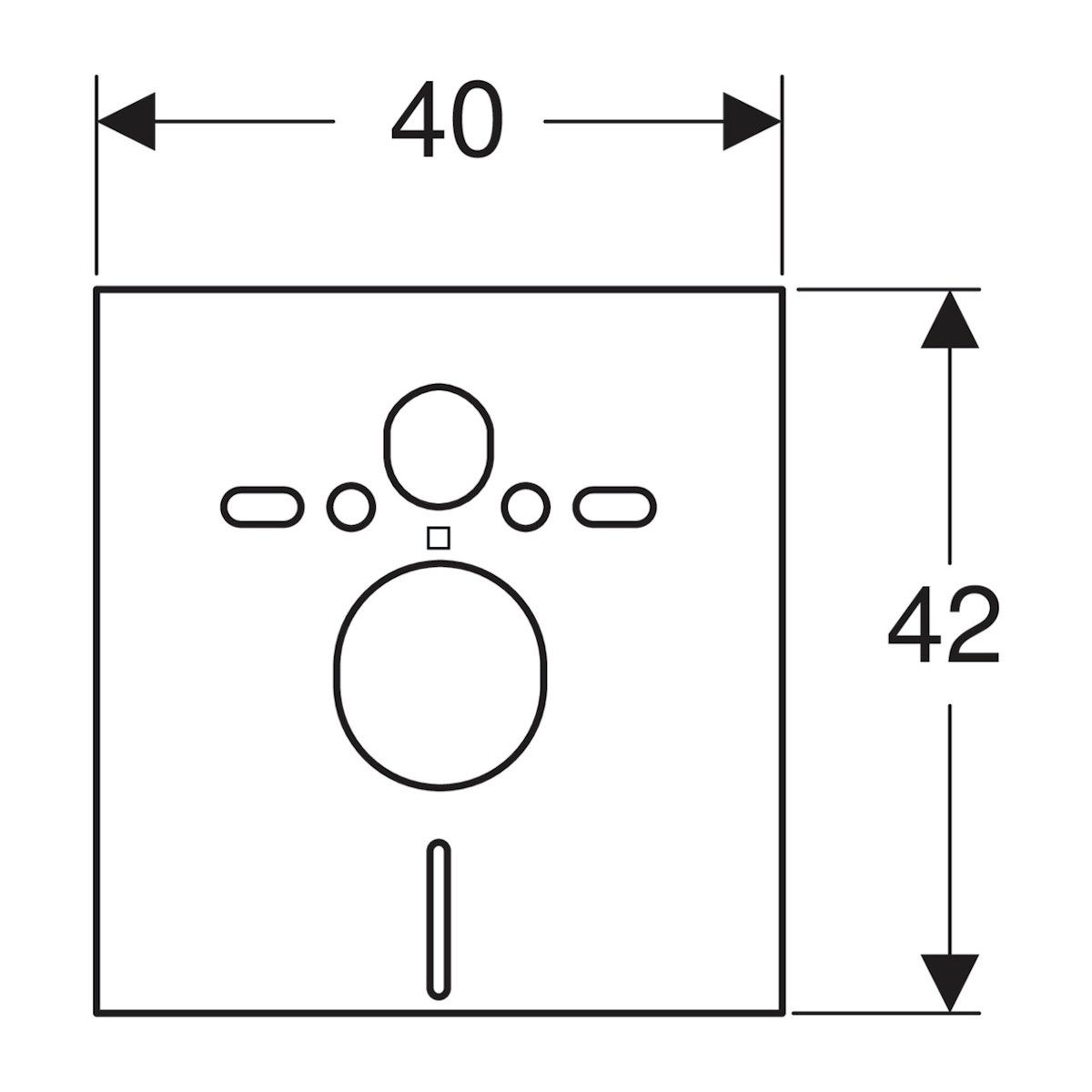 GEBERIT Spülkasten Schallschutzset (PE-E 6 mm) für Wand WC und Bidet 156.050.00.1