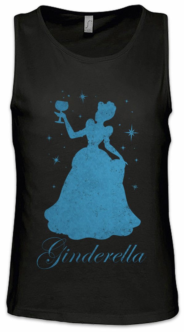Tanktop Ginderella Ärmelloses T-Shirt Alkohol Gin Drunk Party Betrunken